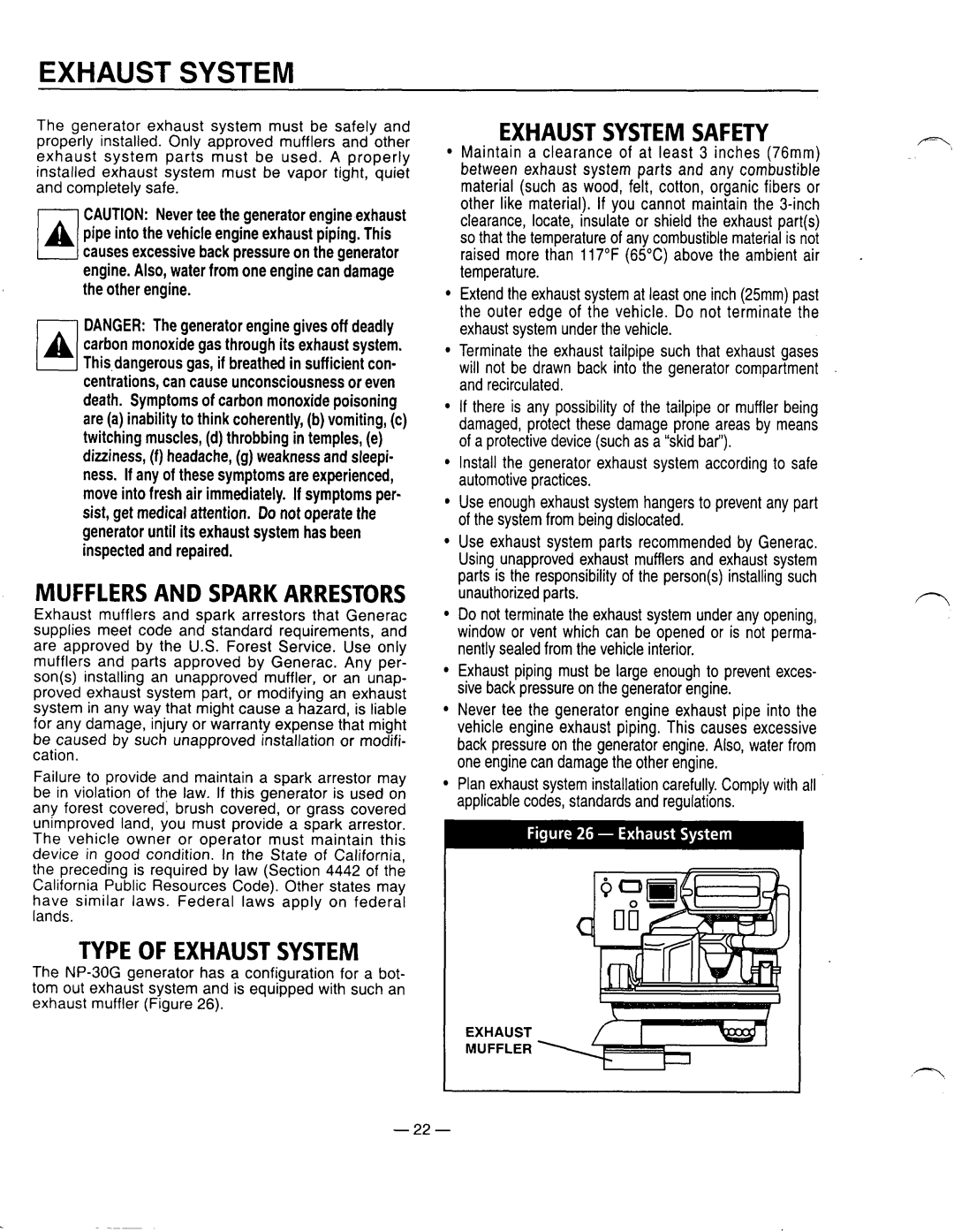 Generac Power Systems 0661-5 manual 