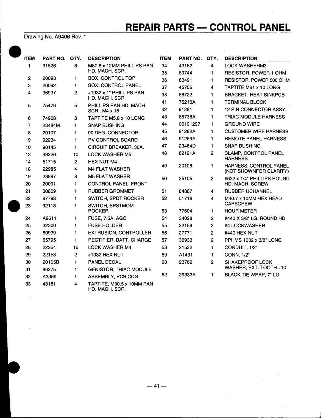 Generac Power Systems 0661-5 manual 