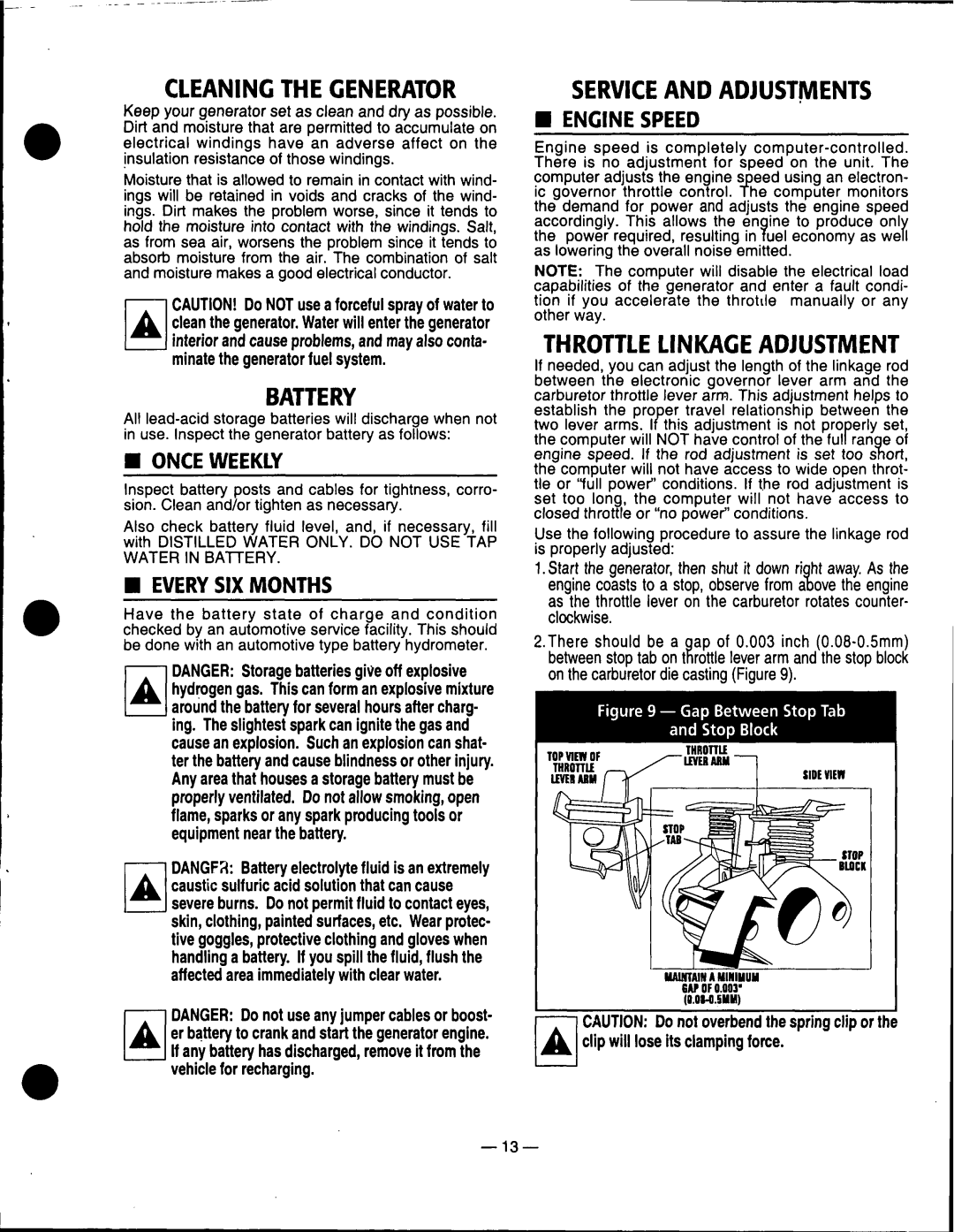 Generac Power Systems 0941-1, 0940-1 manual 