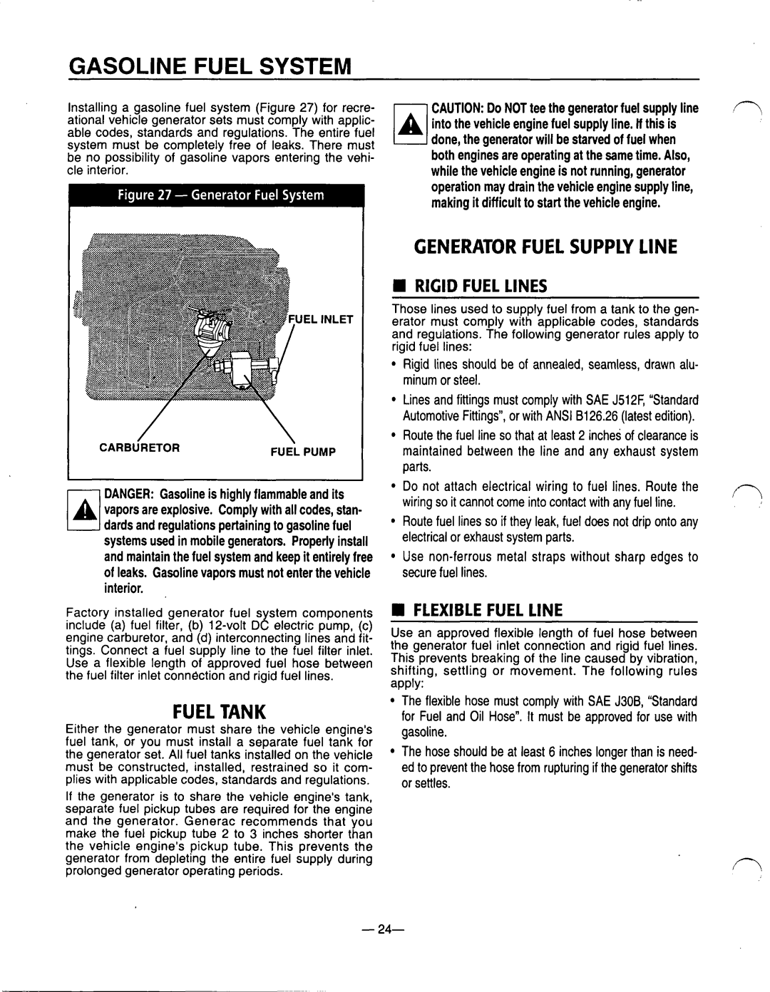 Generac Power Systems 0940-1, 0941-1 manual 