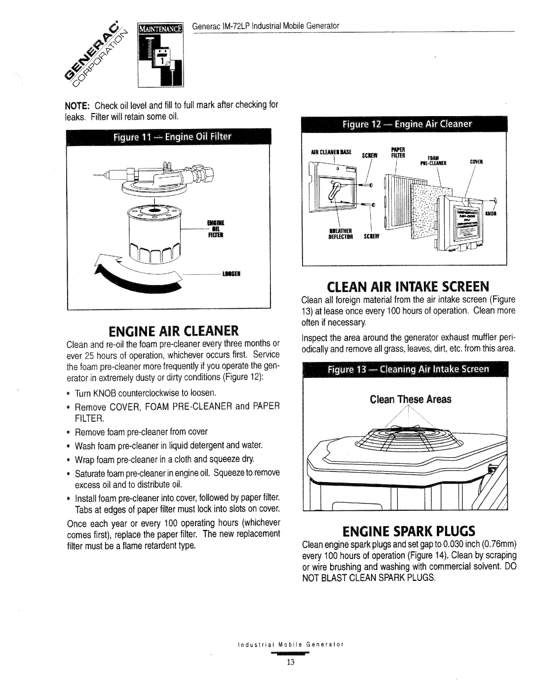 Generac Power Systems 09843-2 manual 