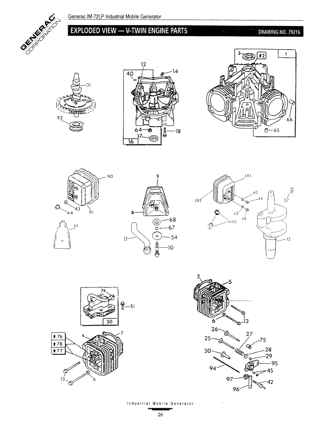 Generac Power Systems 09843-2 manual 