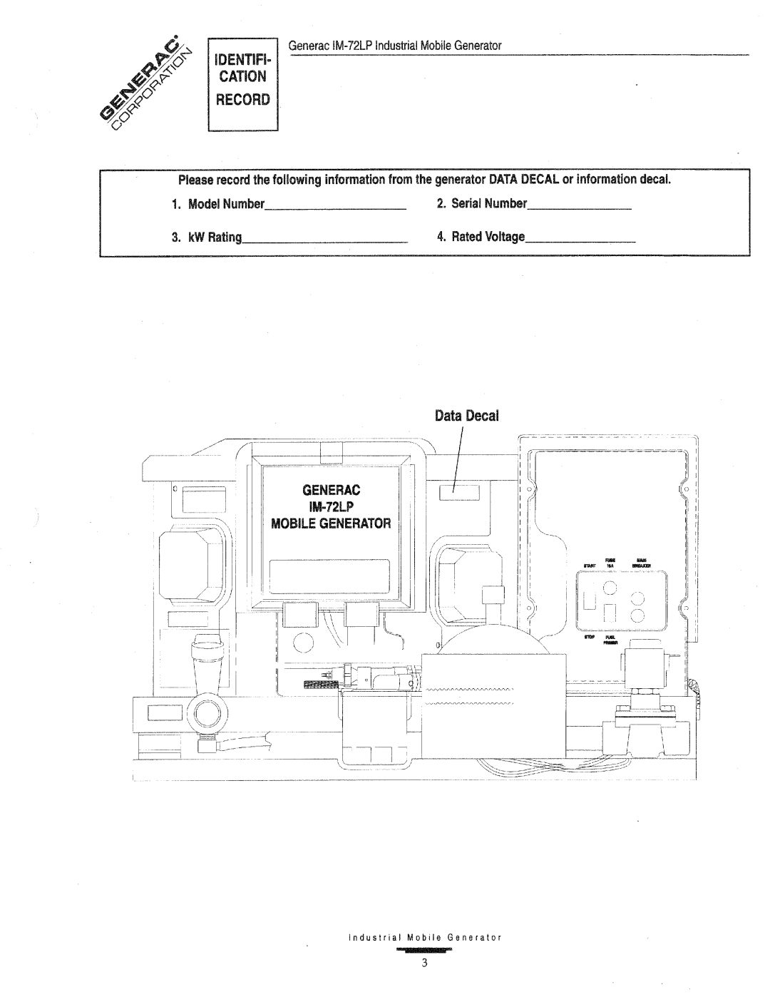 Generac Power Systems 09843-2 manual 