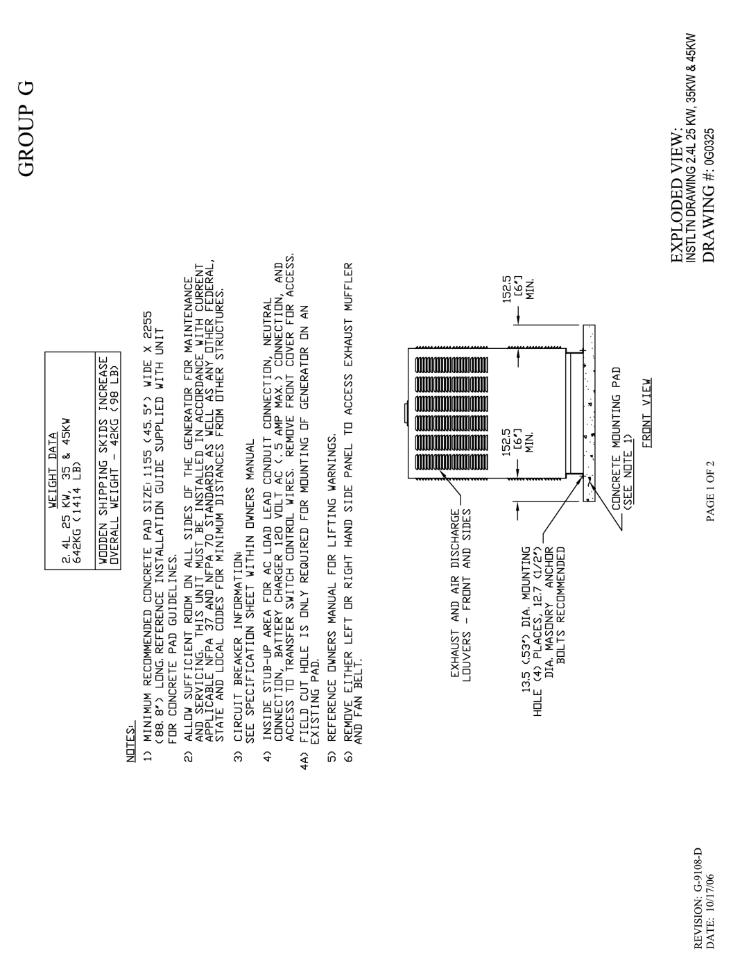 Generac Power Systems 2.4L owner manual 