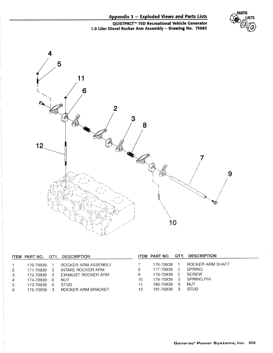 Generac Power Systems 4270-0 manual 