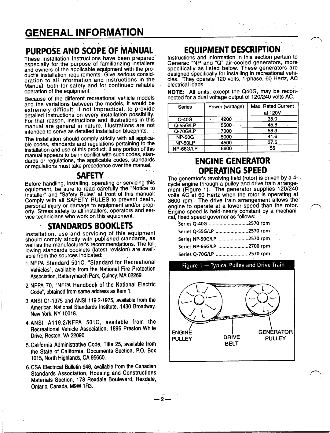 Generac Power Systems 91355 manual 