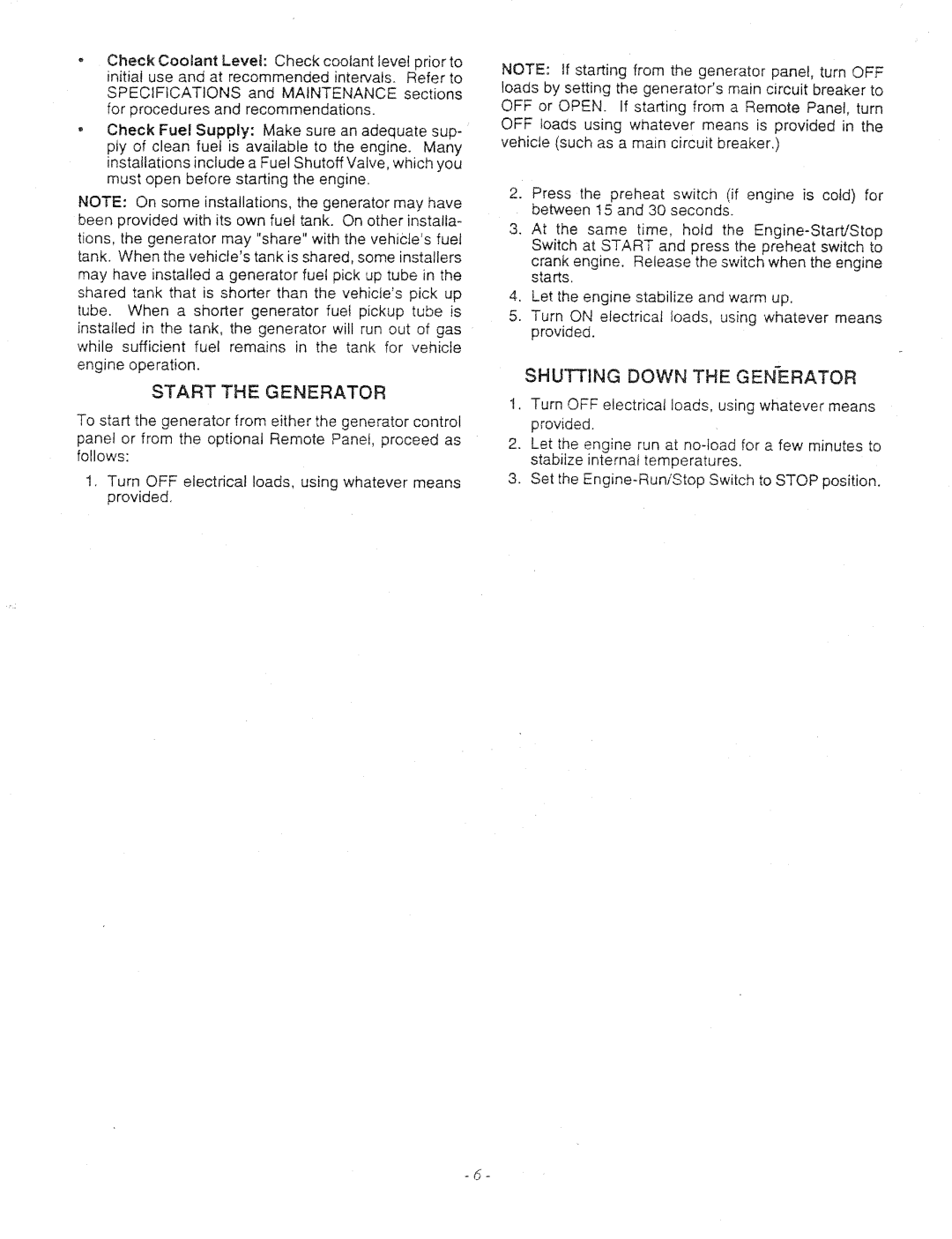 Generac Power Systems 9344-1 manual 