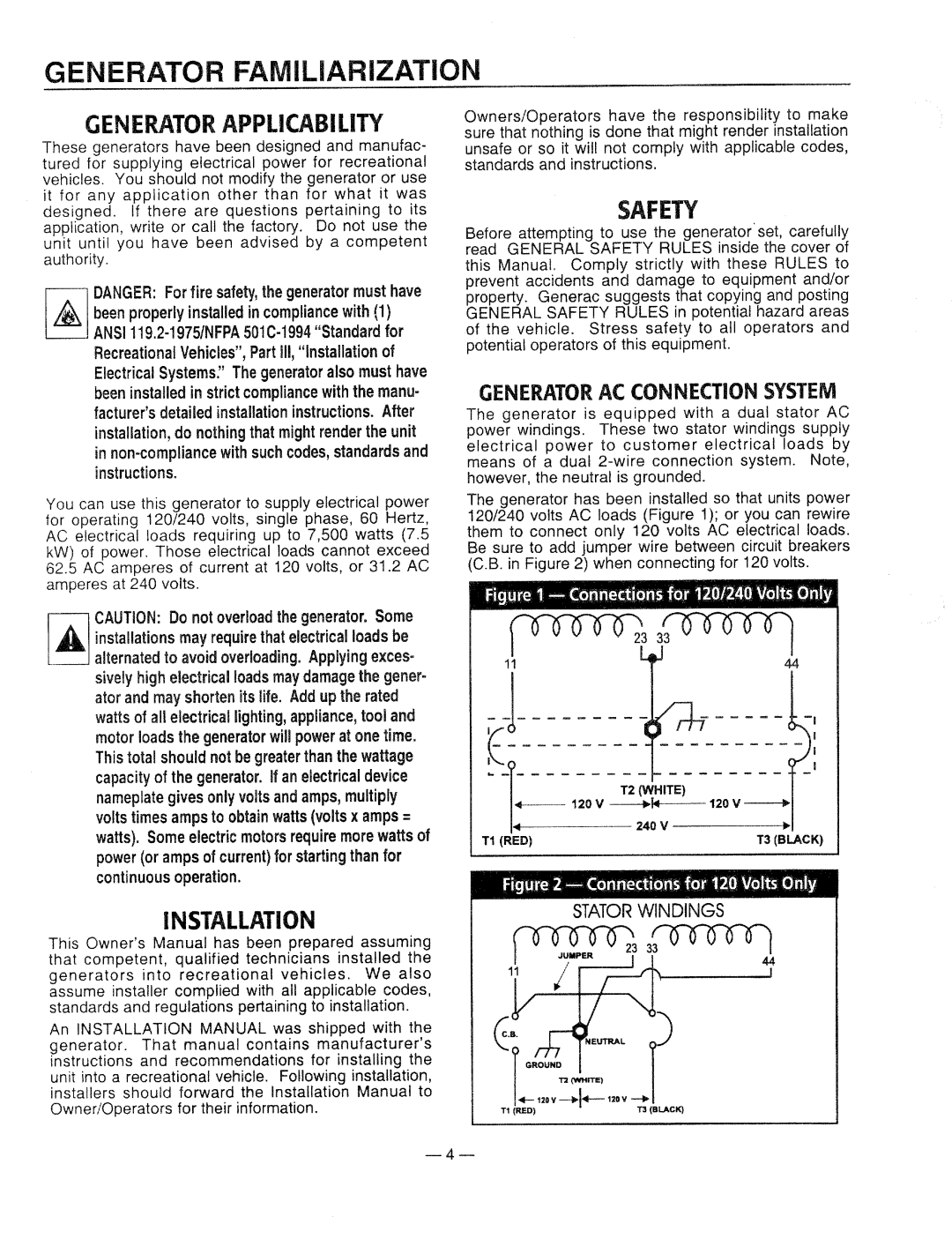 Generac Power Systems 9344-2 manual 