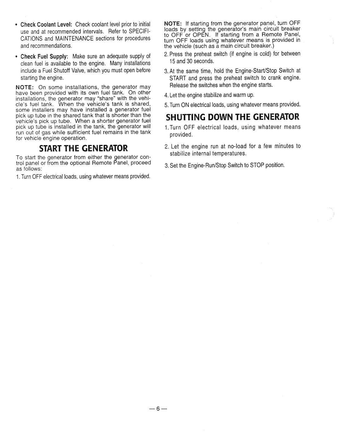 Generac Power Systems 9344-2 manual 