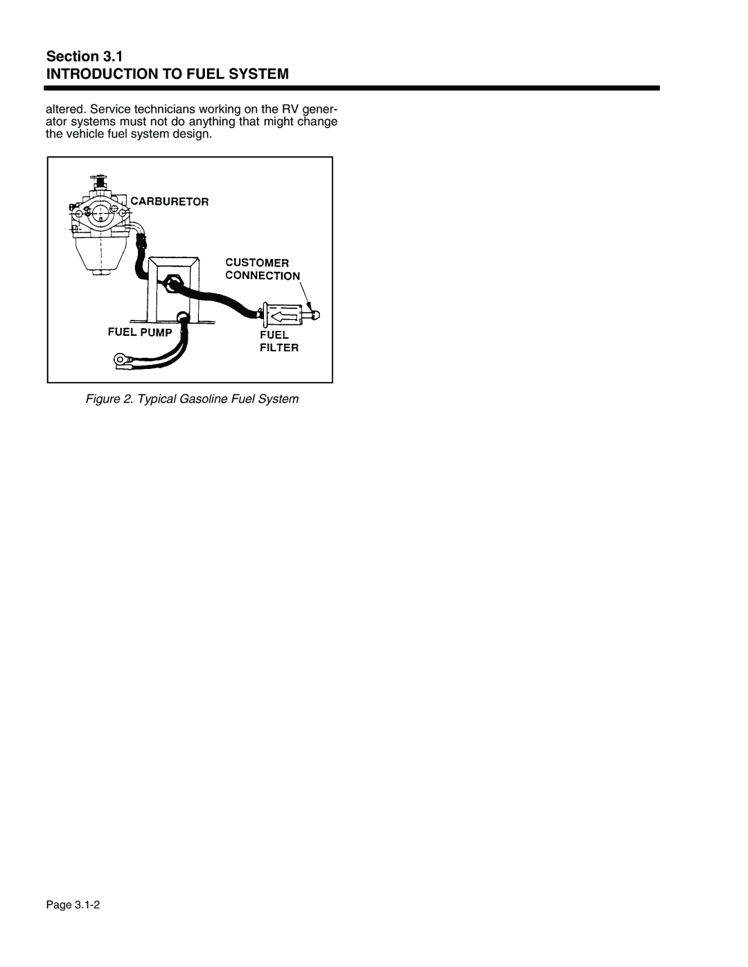 Generac Power Systems 940-2, 941-2 service manual Typical Gasoline Fuel System 