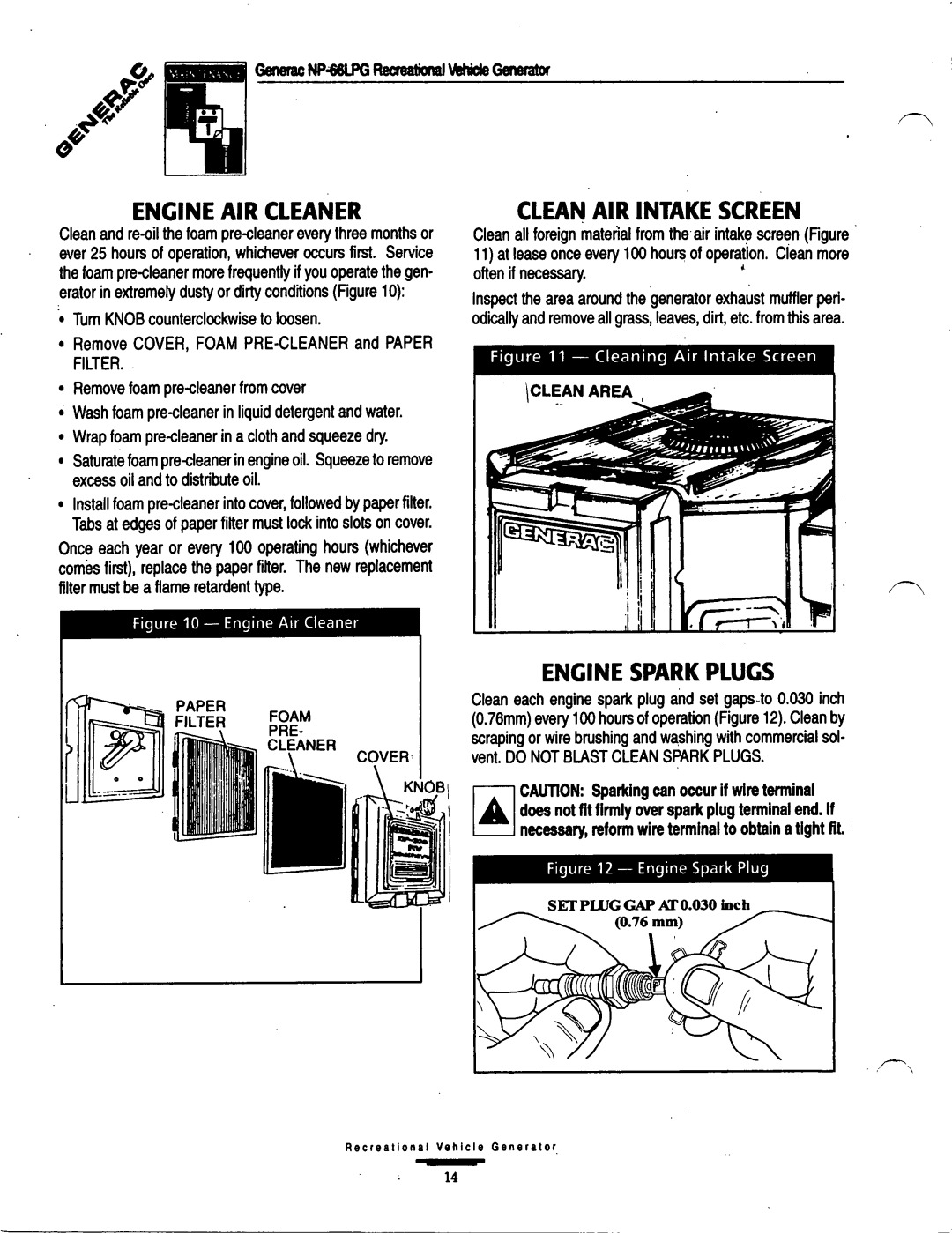 Generac Power Systems 9734-3 manual 