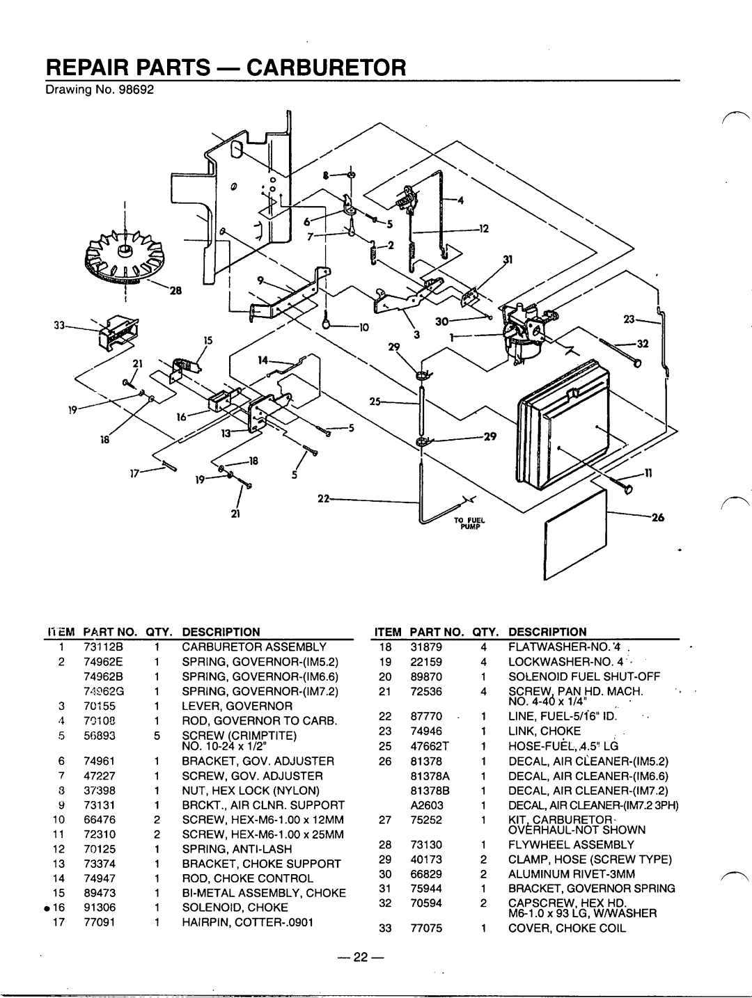 Generac Power Systems A-2624 manual 