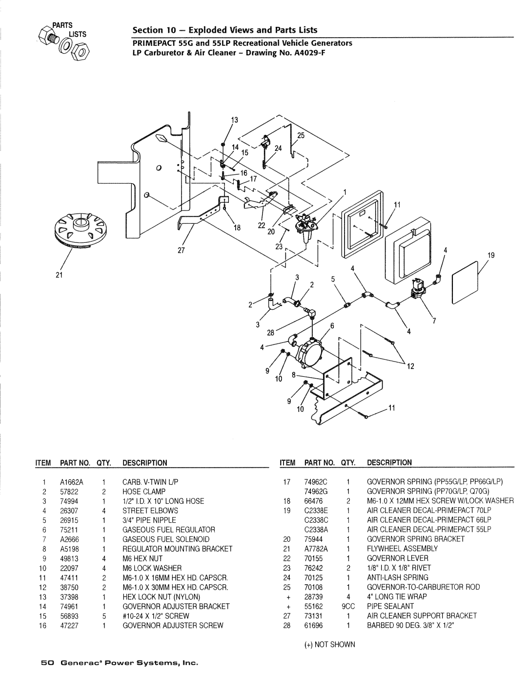 Generac Power Systems NP Series, Q-Series, IM Series manual 