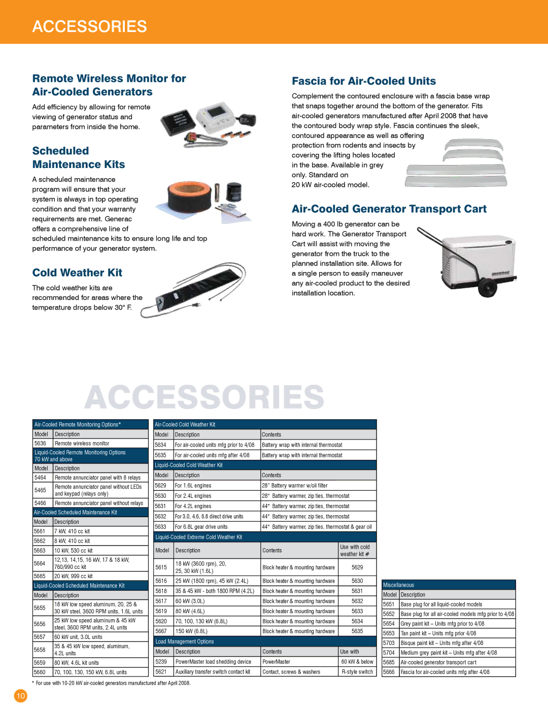 Generac Power Systems Transfer Switches and Accessories manual 