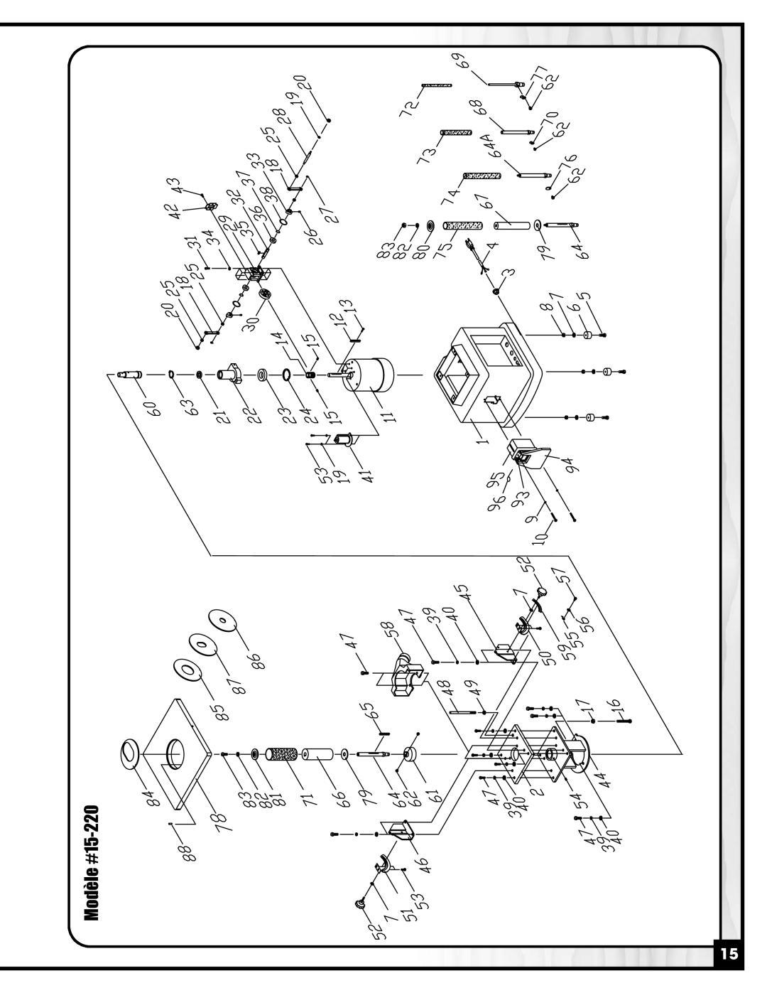 General Tire manual Modèle #15-220 