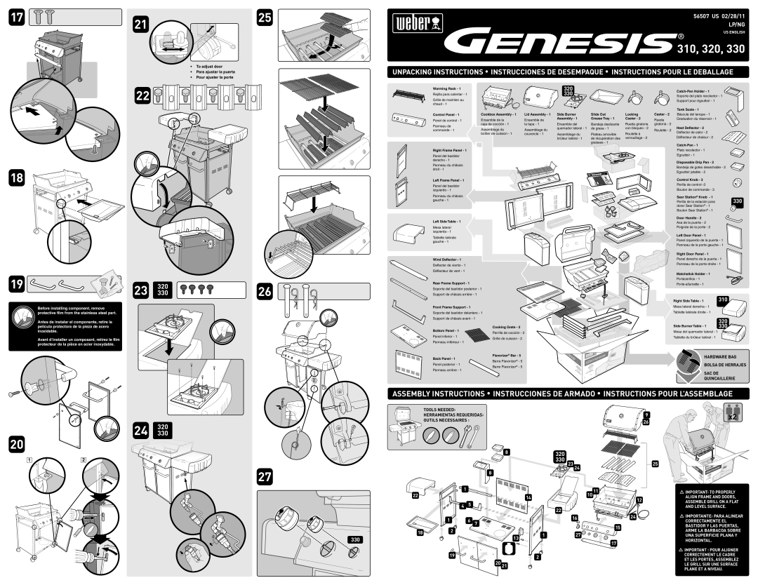 Genesis Advanced Technologies manual 310, 320, 330 