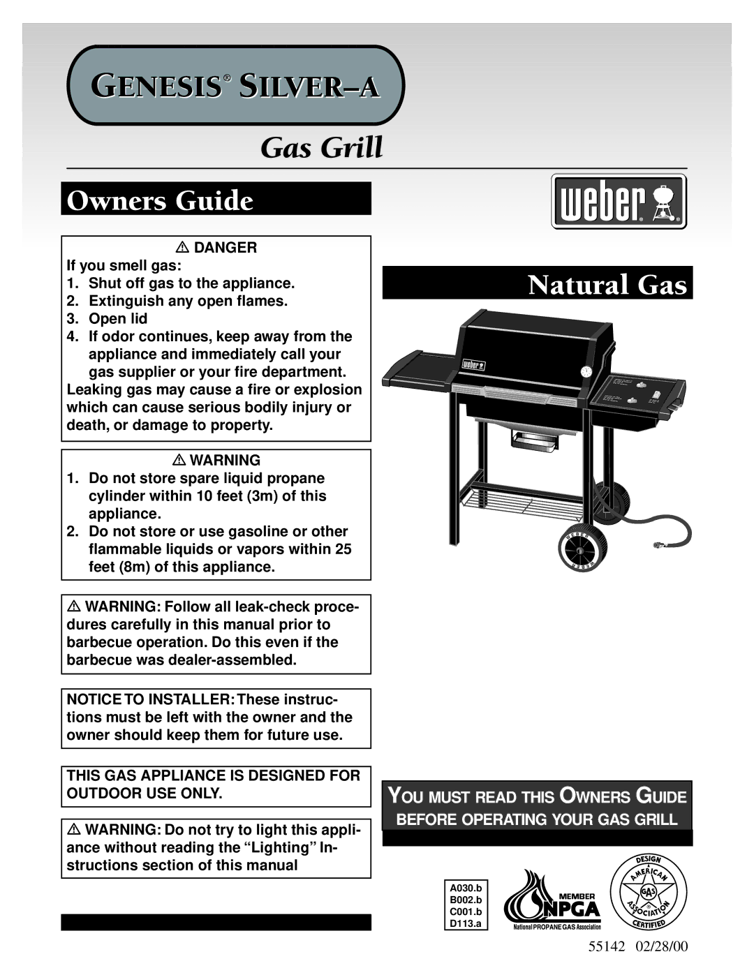 Genesis Advanced Technologies Gas Grill manual 