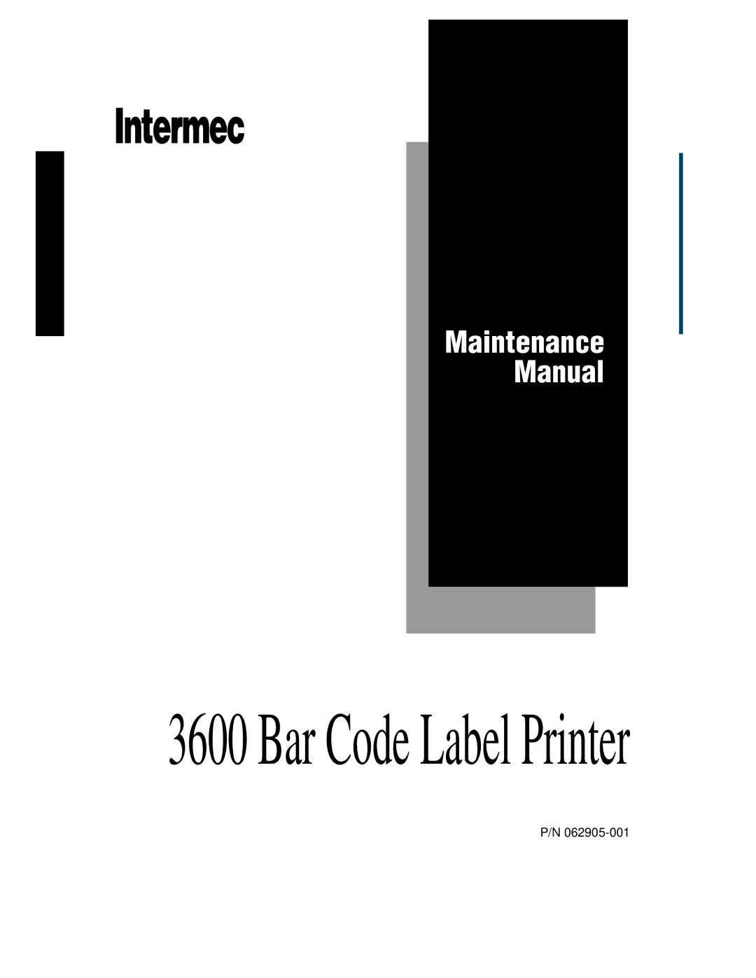 Genicom 3600 manual Bar Code Label Printer 