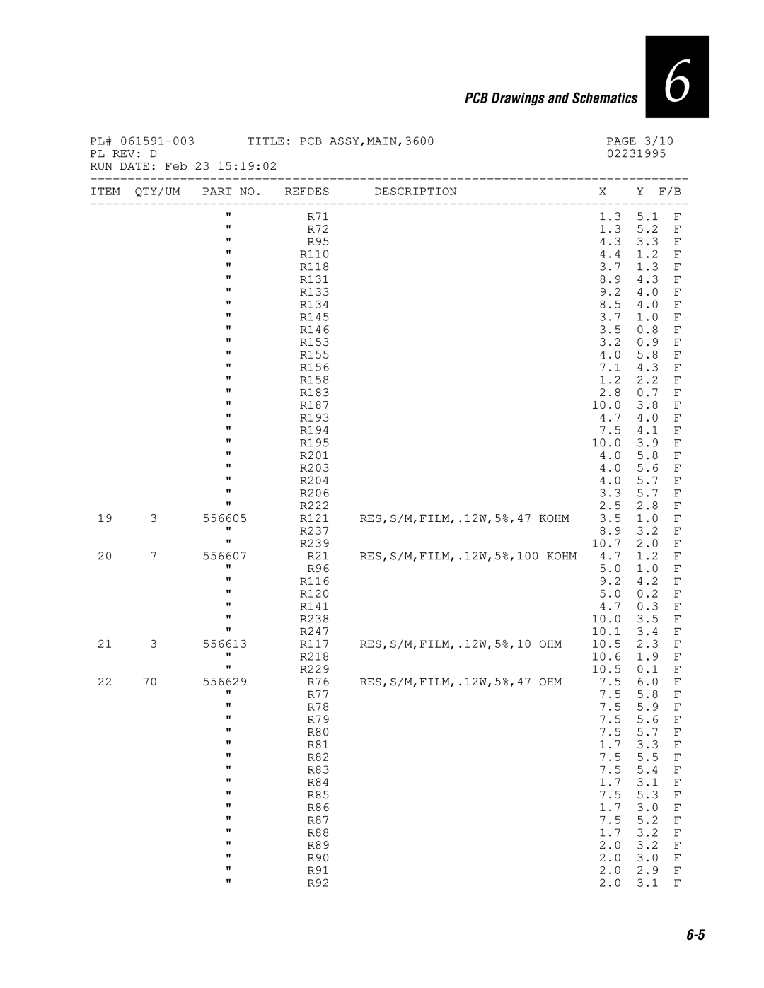 Genicom 3600 manual 3/10 