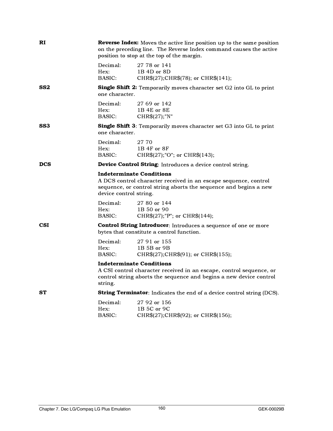 Genicom GEK 00031B manual SS2, SS3, Dcs 