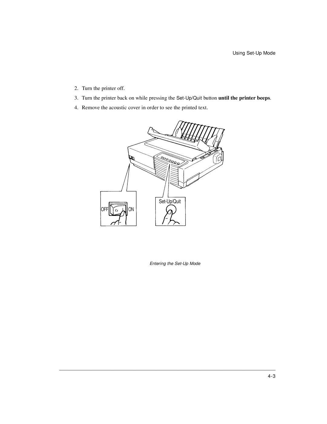 Genicom LA36 manual OFF on 