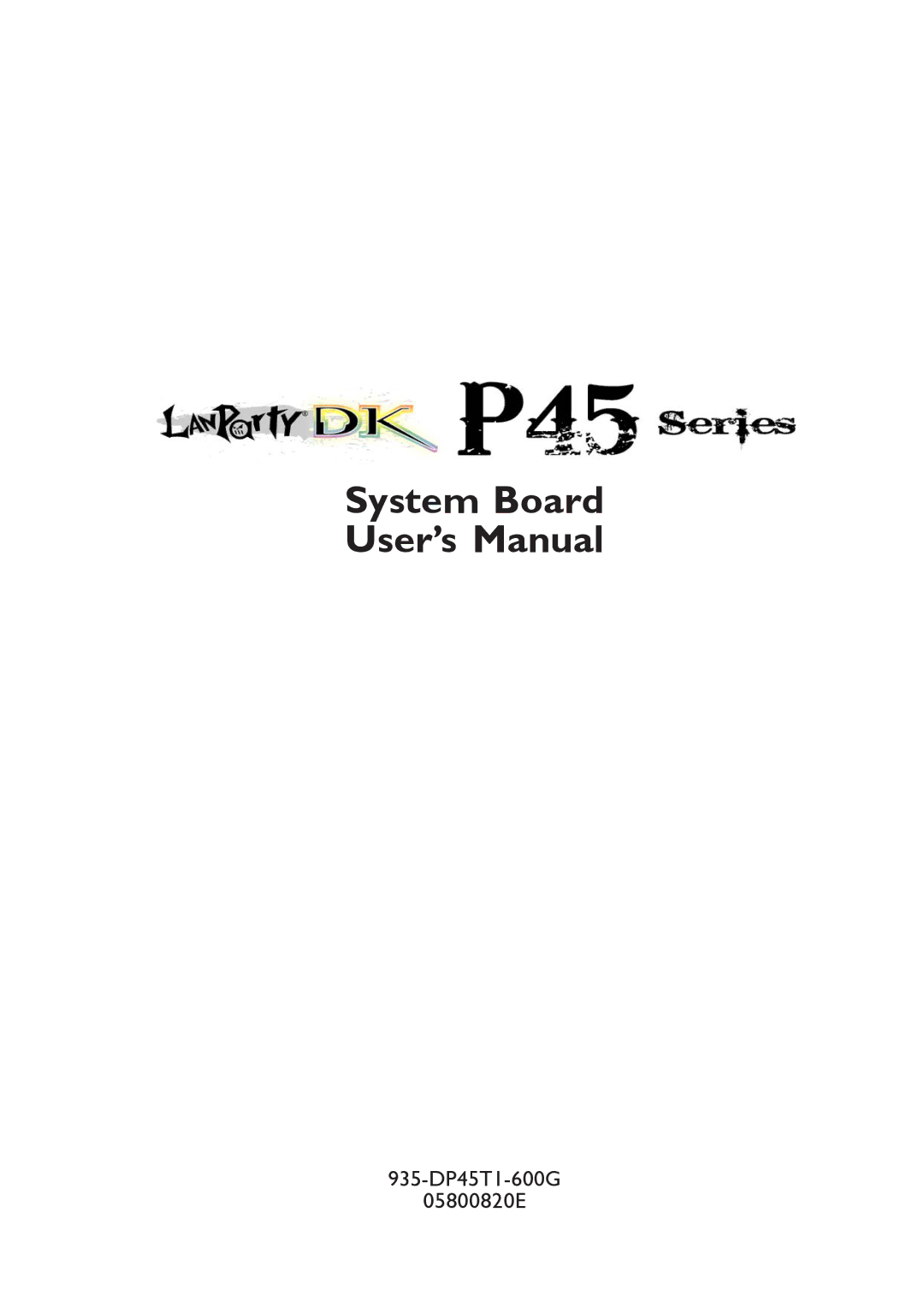 Genicom P45 user manual System Board User’s Manual 