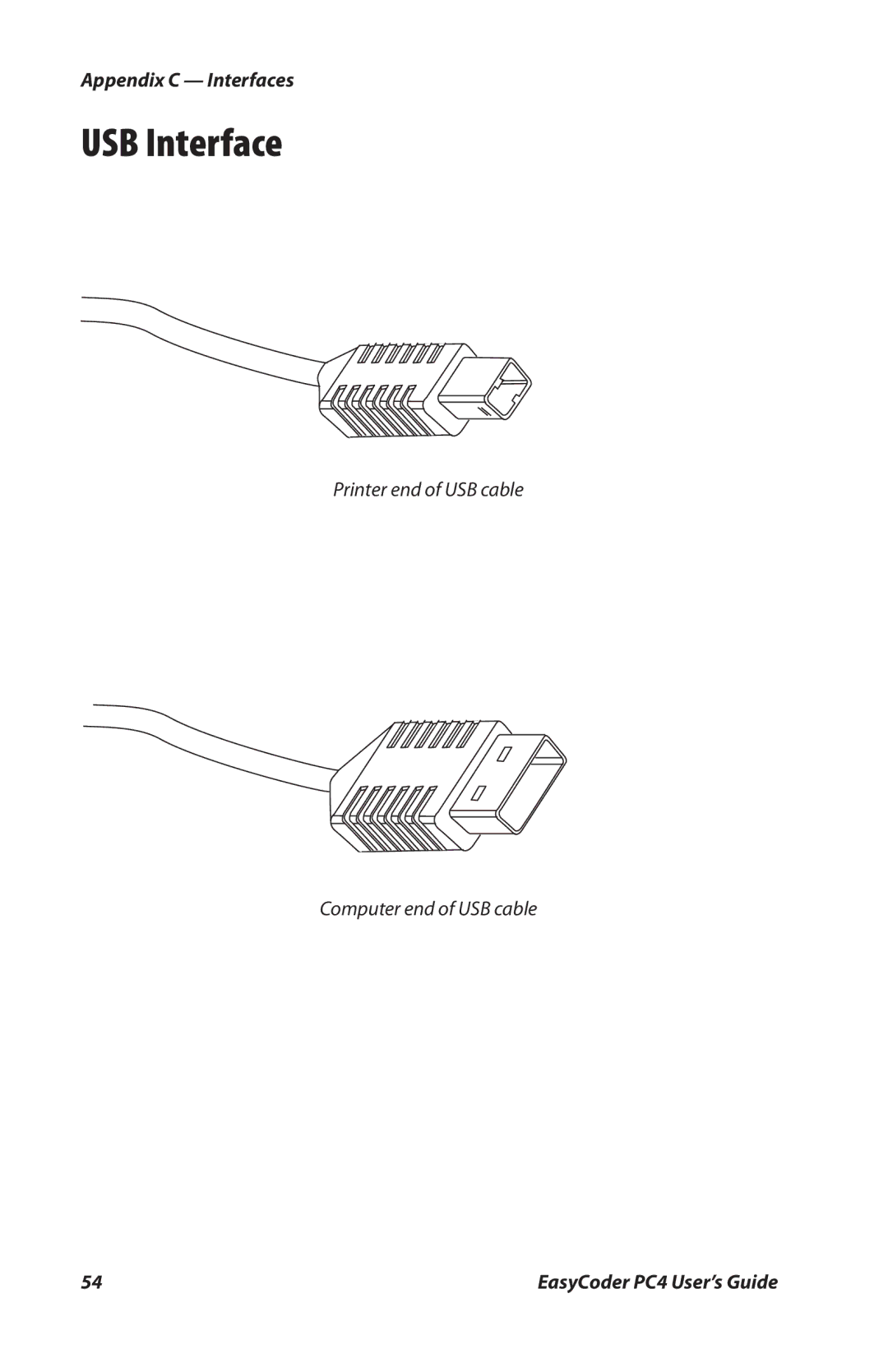 Genicom PC4 manual USB Interface 