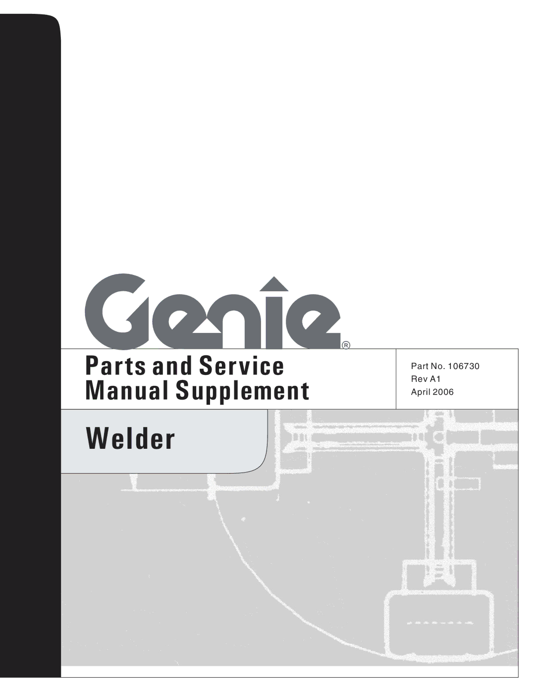 Genie 106730 service manual Welder 