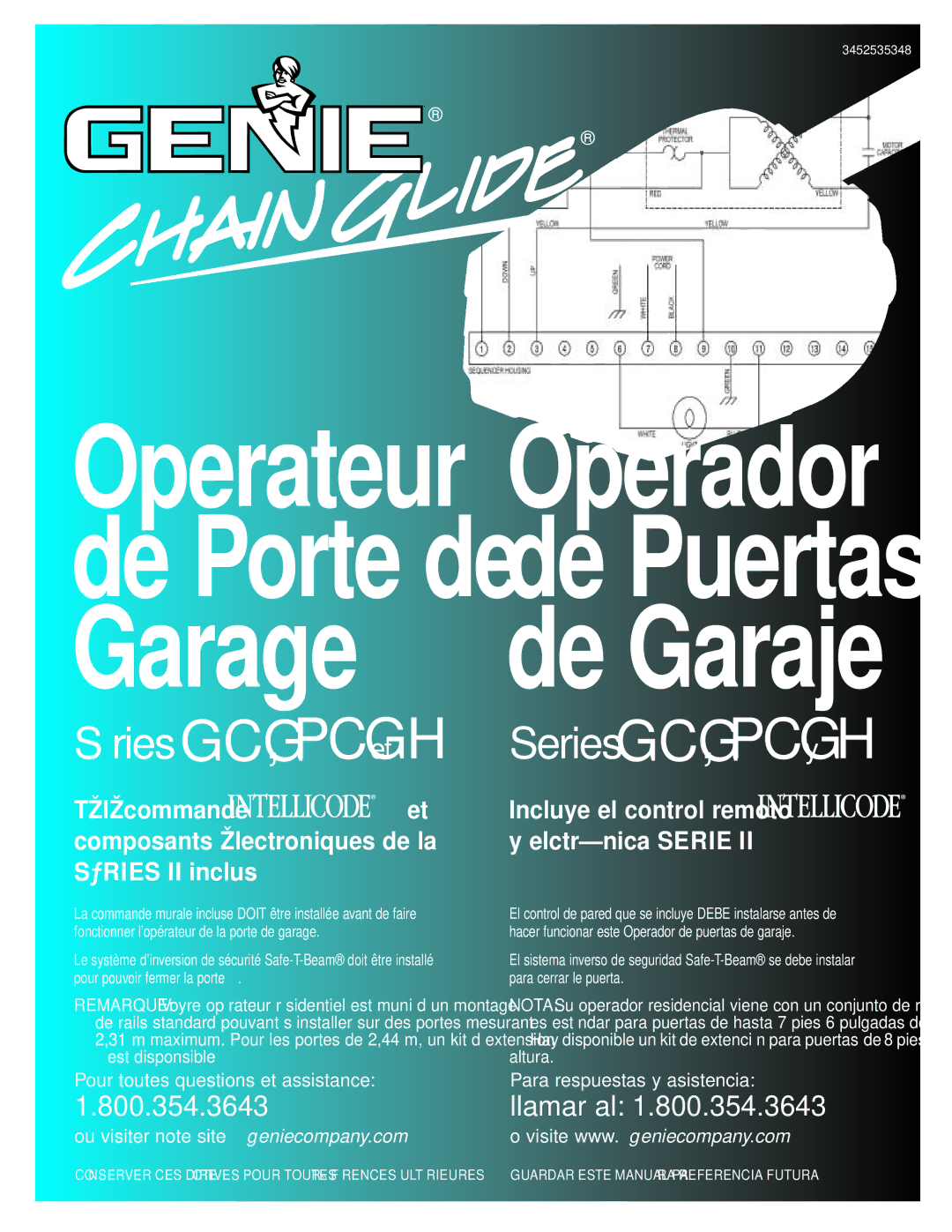 Genie PCG, GCG, H manual Puertas de 