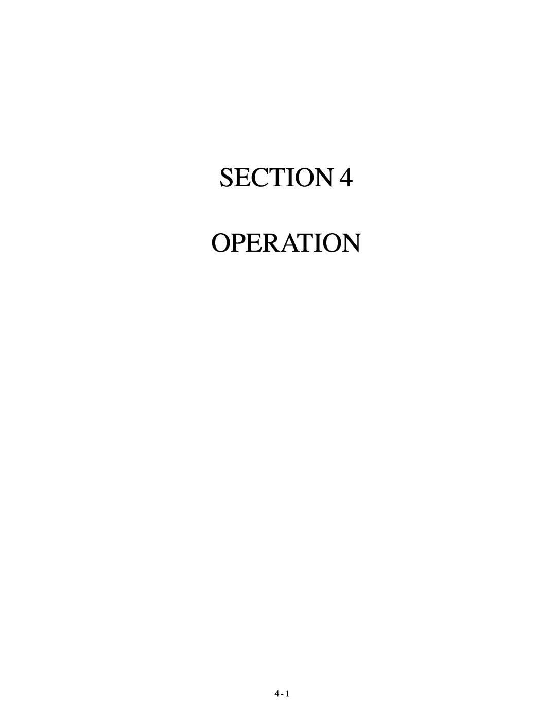 Genie GTH-636 manual Section Operation 