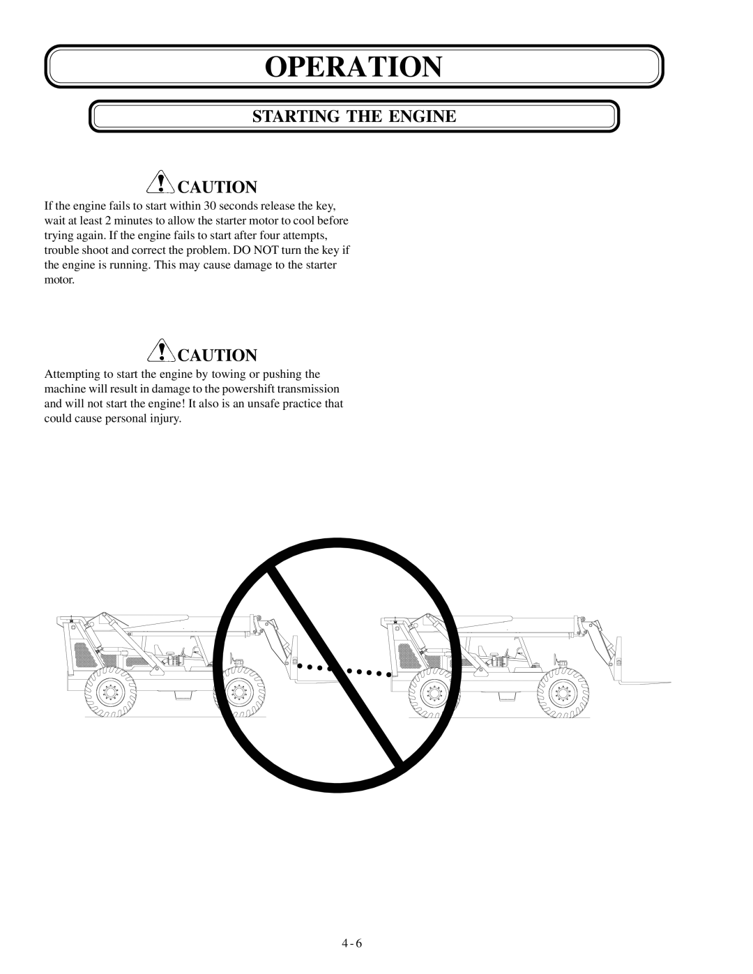 Genie GTH-636 manual Operation 