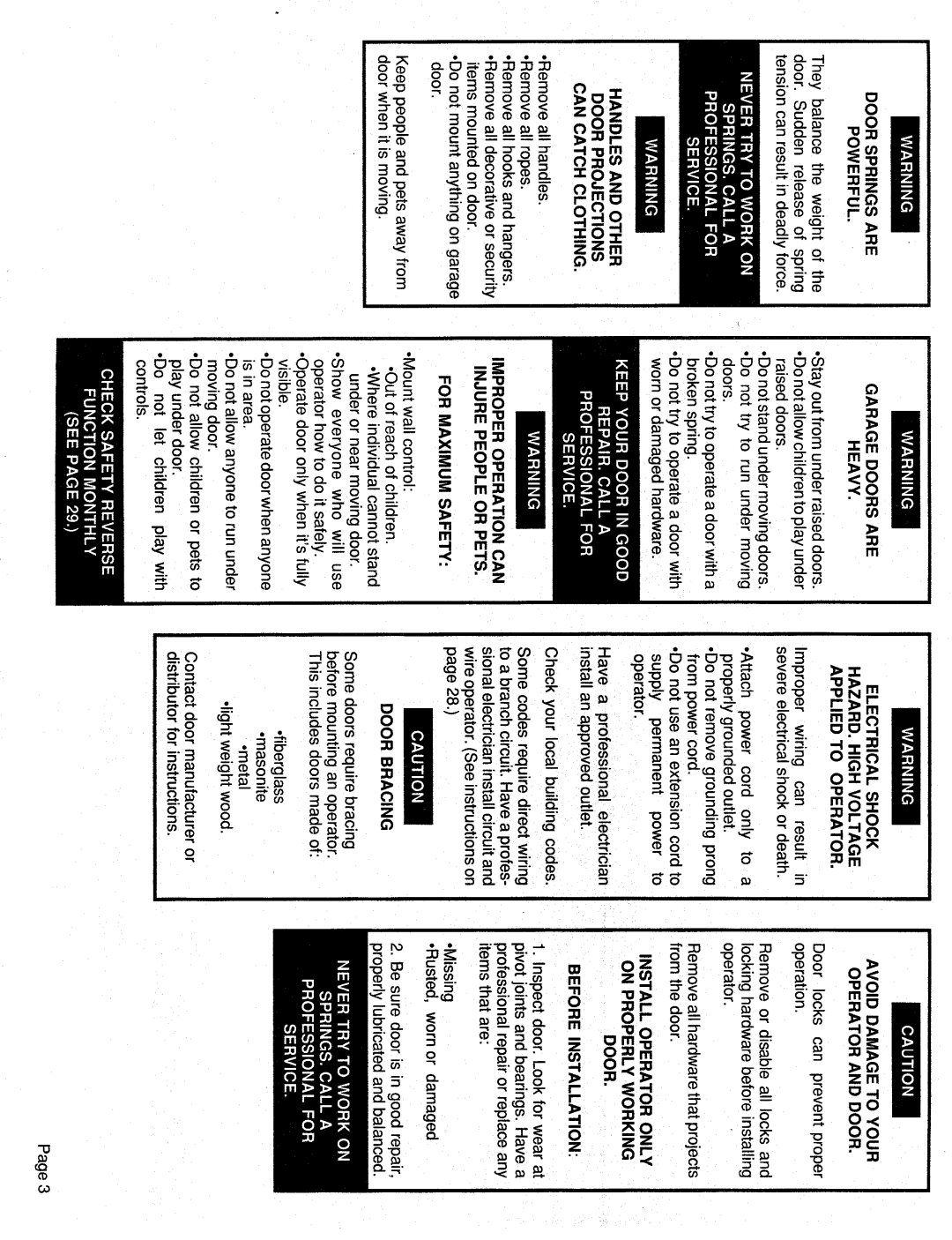 Genie SD8000 manual 