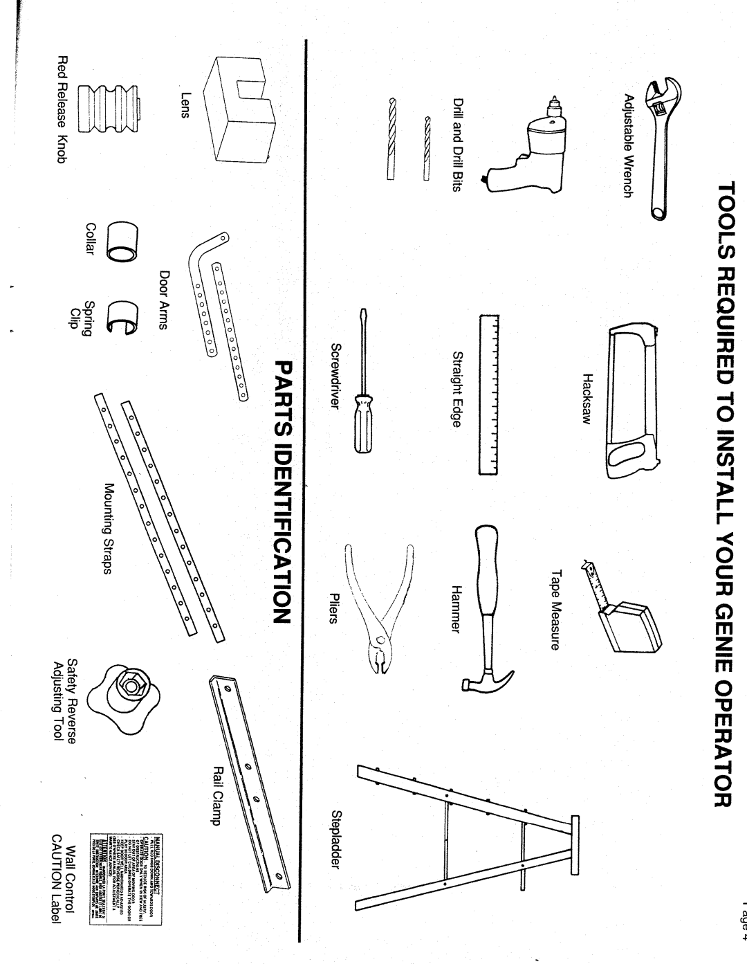 Genie SD8000 manual 