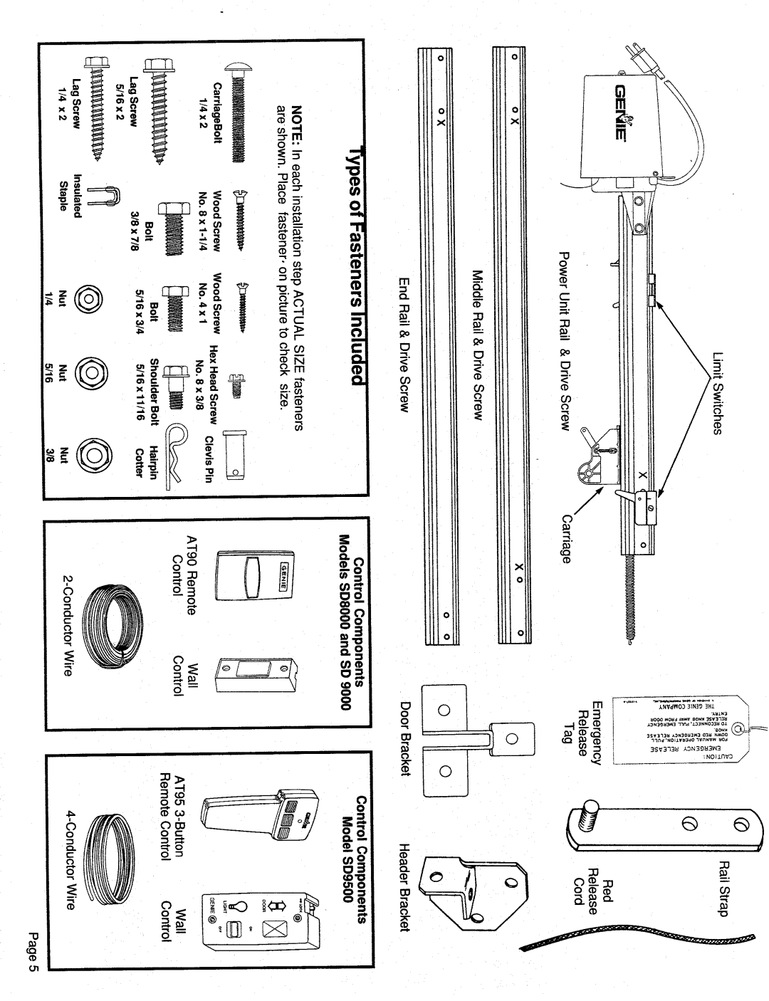 Genie SD8000 manual 