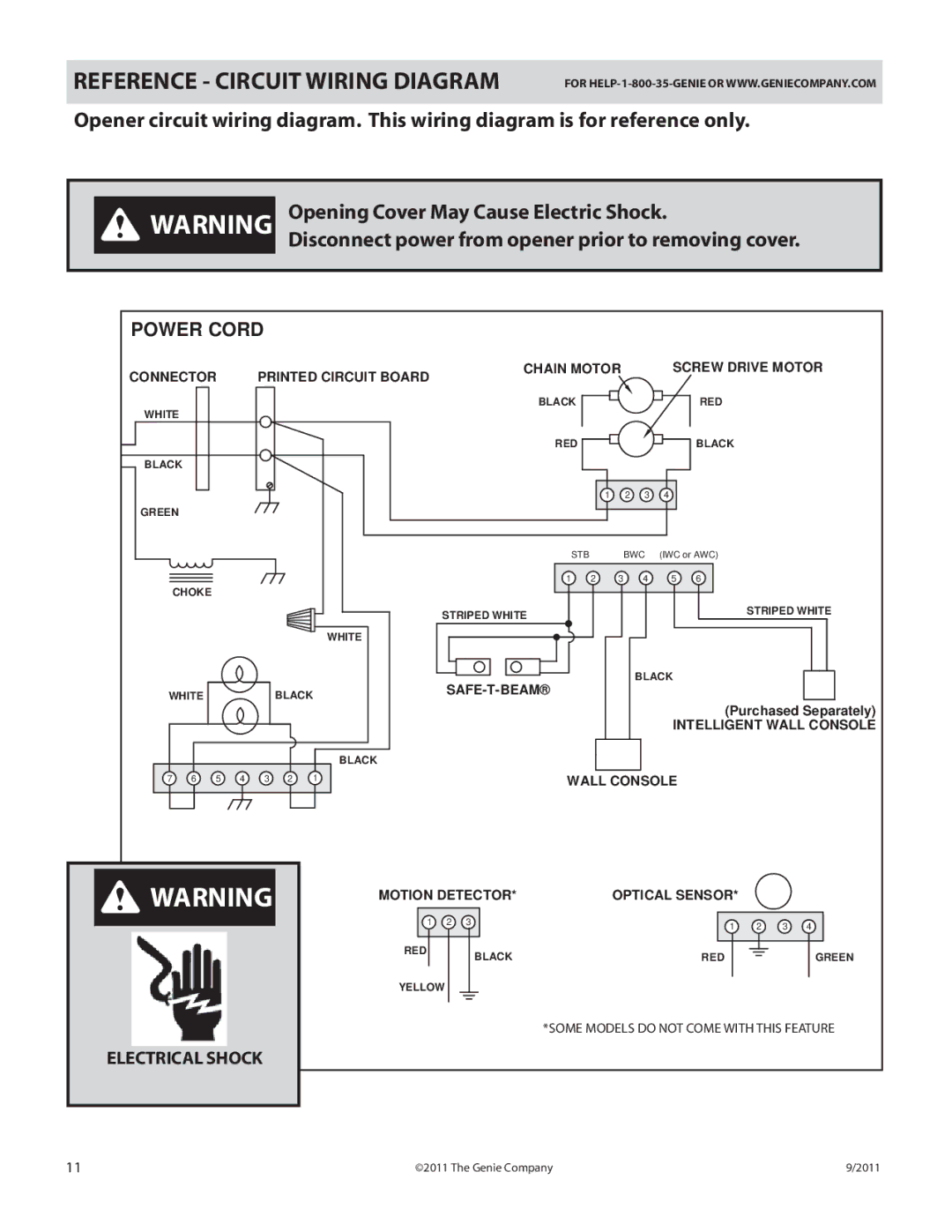 Genie POWERLIFT 900, TRUE, GPOWER 900, 1200, 1500 manual Reference Circuit Wiring Diagram 