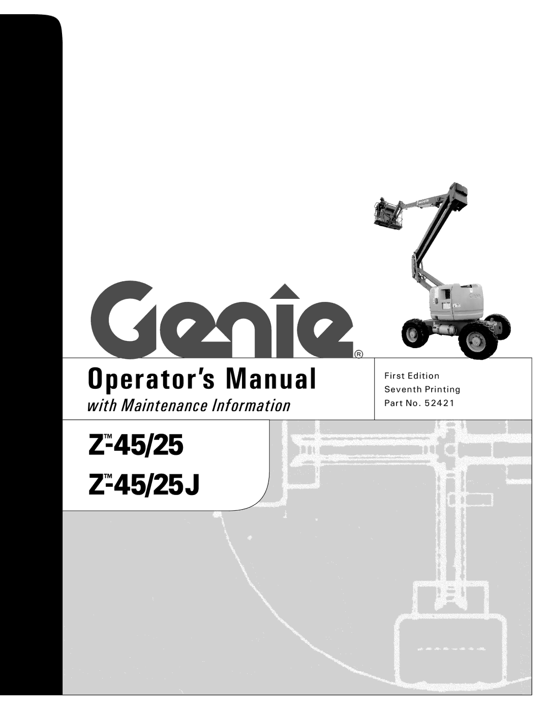 Genie Z-45/25J manual Operator’s Manual 