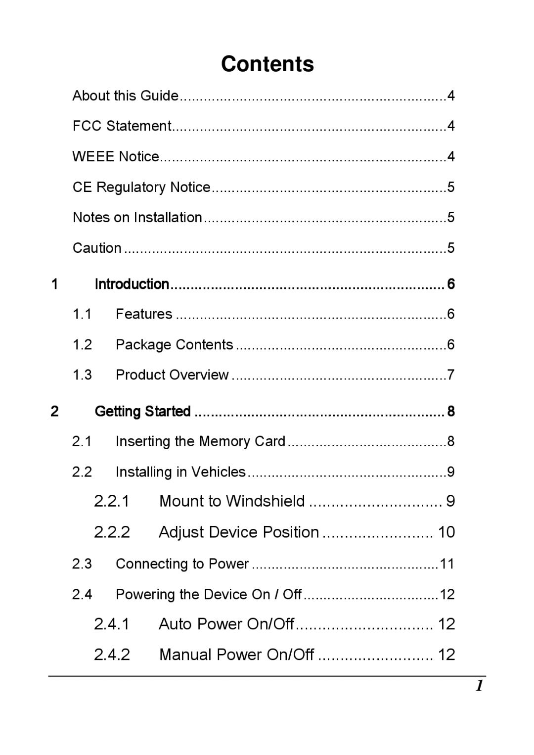 Genius 32300018102 manual Contents 