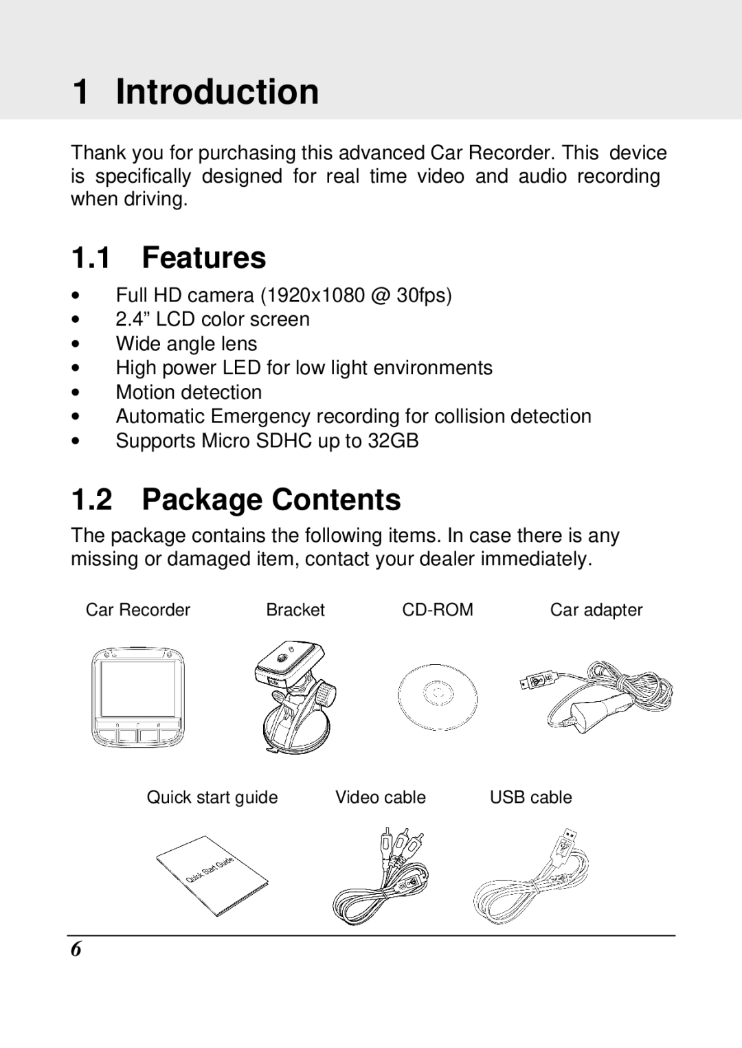 Genius 32300018102 manual Introduction, Features, Package Contents 