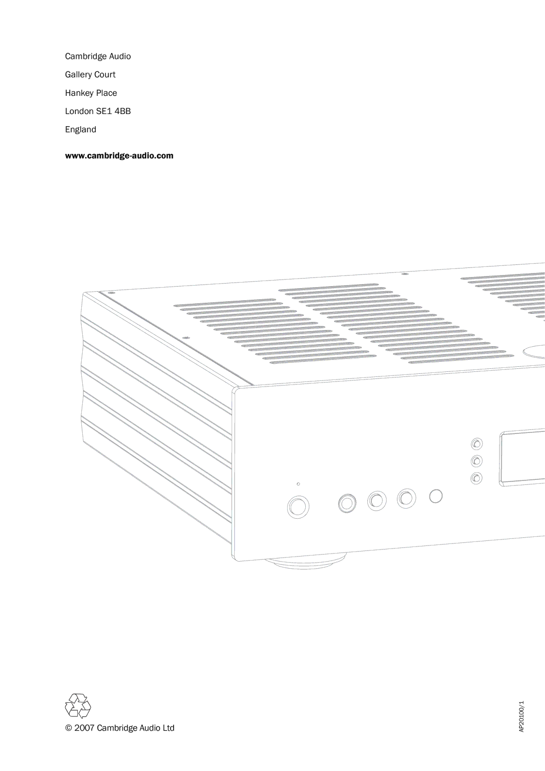 Genius 740A user manual AP20100/1 