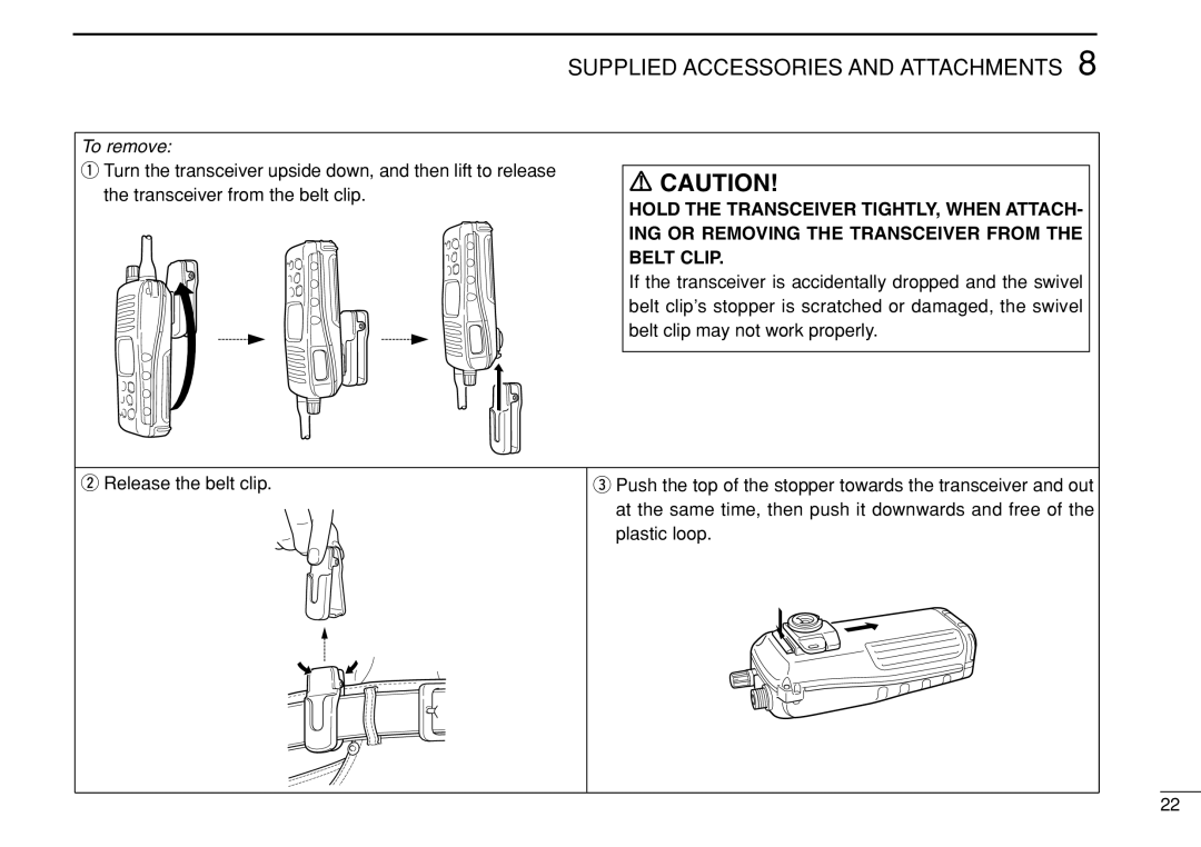 Genius IC-M21 instruction manual To remove 