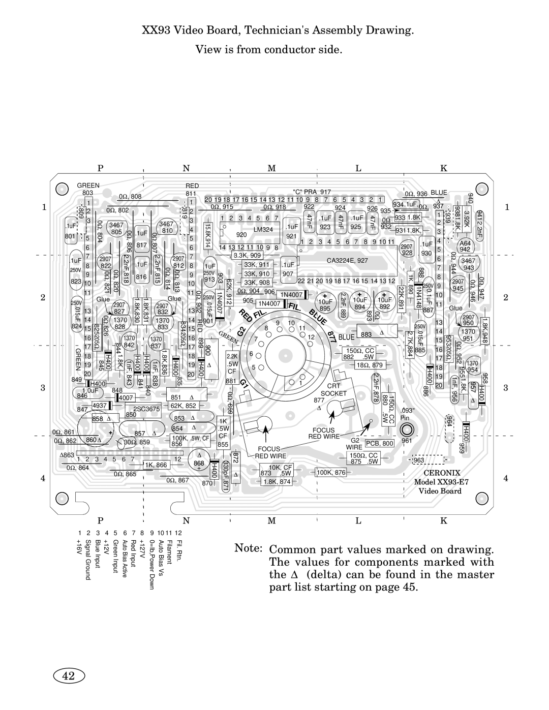 Genius 1493, ISO XFR-75W, 2093, 2793, 3693, 1793, 1993, ISO XFR-100W manual Red Fil 