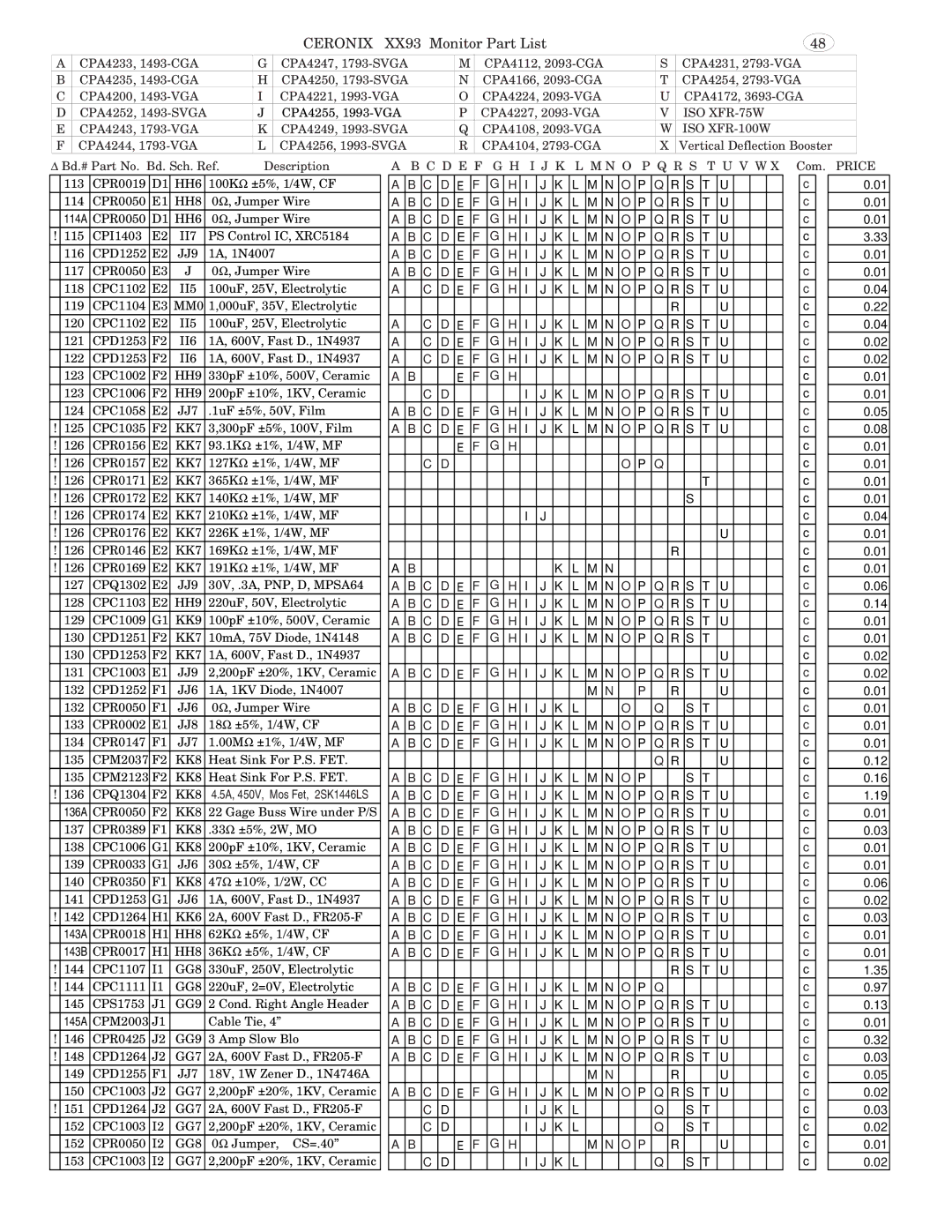 Genius ISO XFR-75W, 2093, 1493, 2793, 3693, 1793, 1993, ISO XFR-100W manual II7 