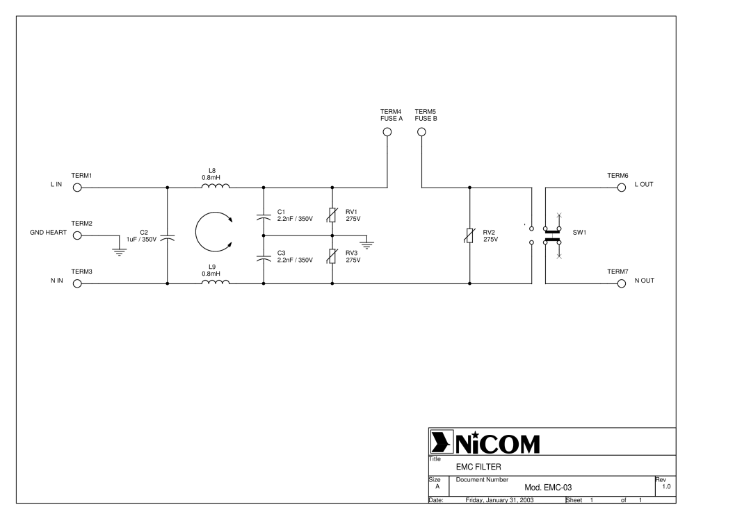 Genius NT 250 specifications Com 