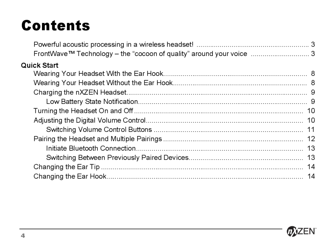 GENNUM 5000 user manual Contents 