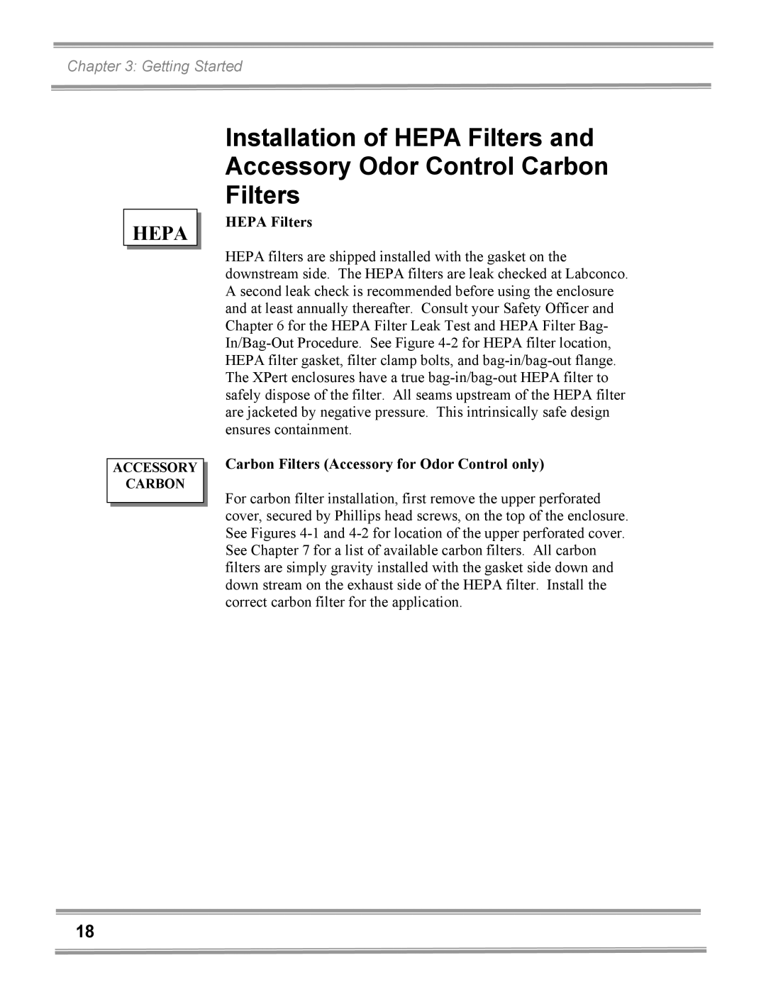 Gentek 3940321 Installation of Hepa Filters Accessory Odor Control Carbon, Carbon Filters Accessory for Odor Control only 