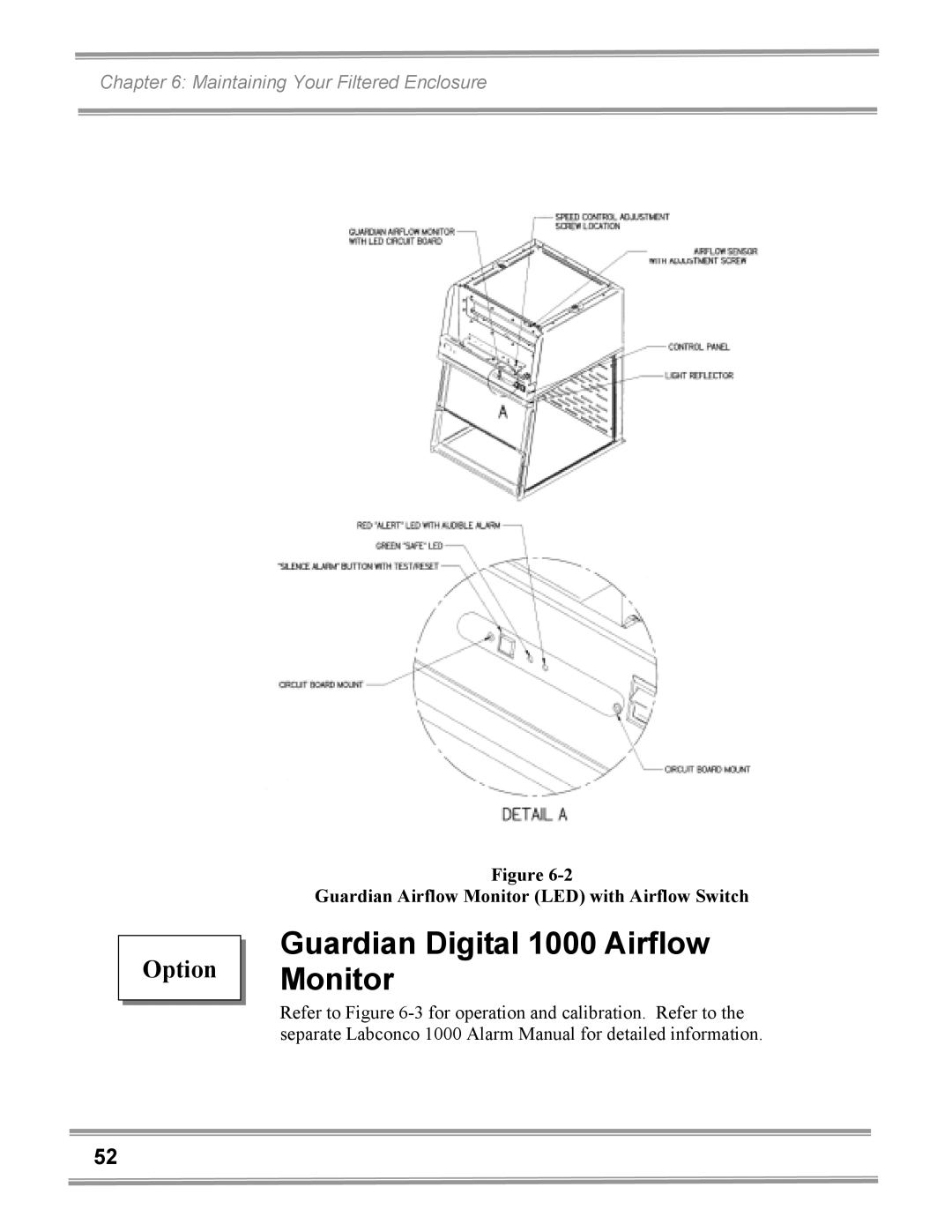 Gentek 3950320, 3940200, 3950202 Guardian Digital 1000 Airflow Monitor, Guardian Airflow Monitor LED with Airflow Switch 