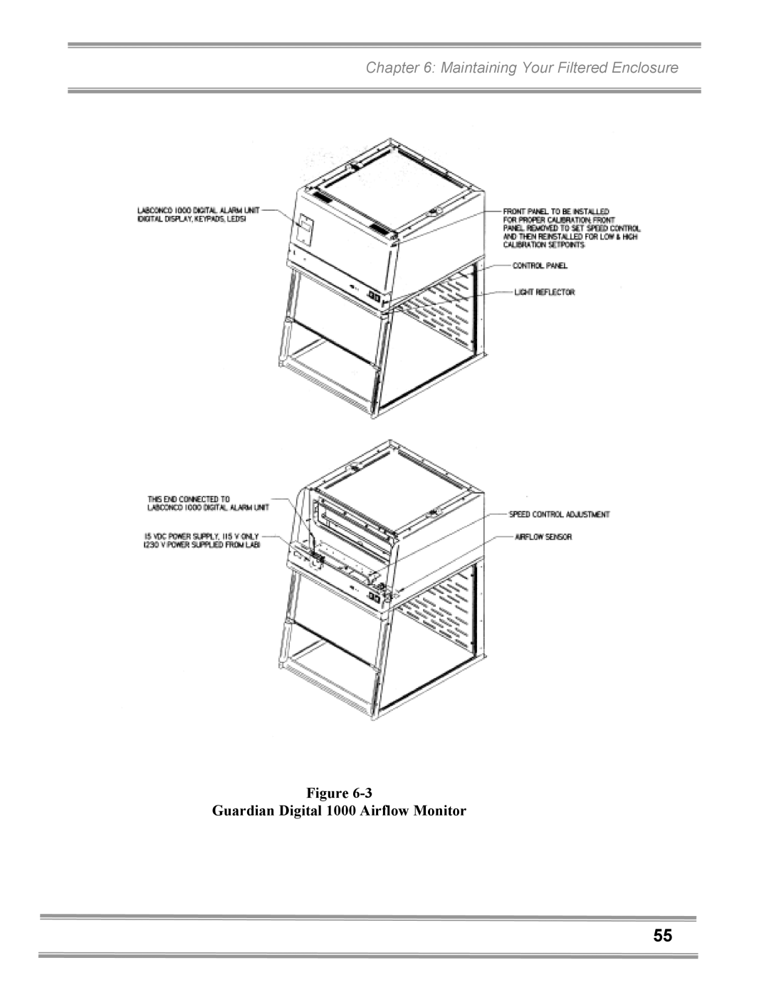 Gentek 3940320, 3940200, 3950320, 3950202, 3940421, 3940402, 3950222, 3940300, 3940322 Guardian Digital 1000 Airflow Monitor 