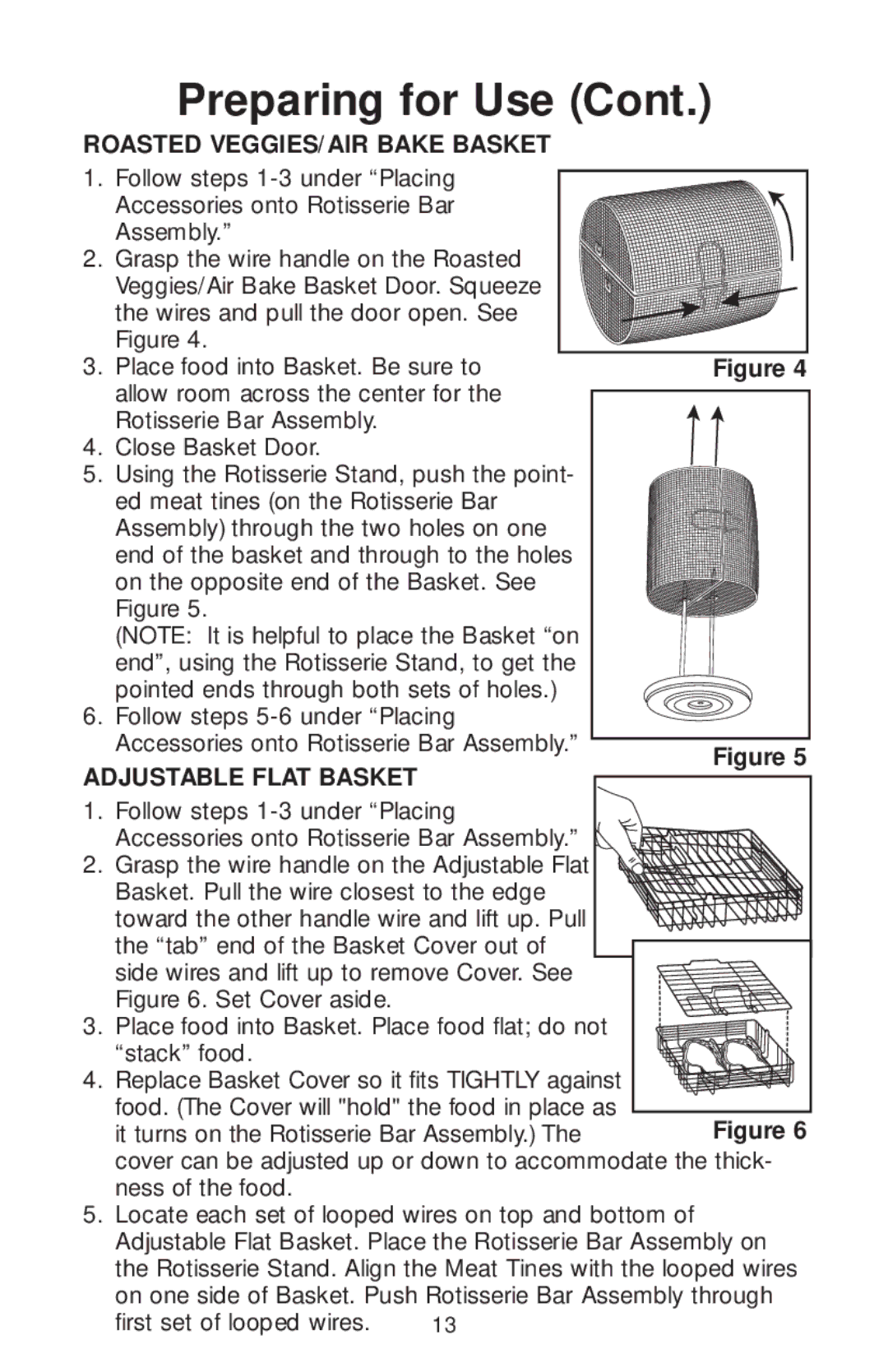 George Foreman GR82 owner manual Roasted VEGGIES/AIR Bake Basket 