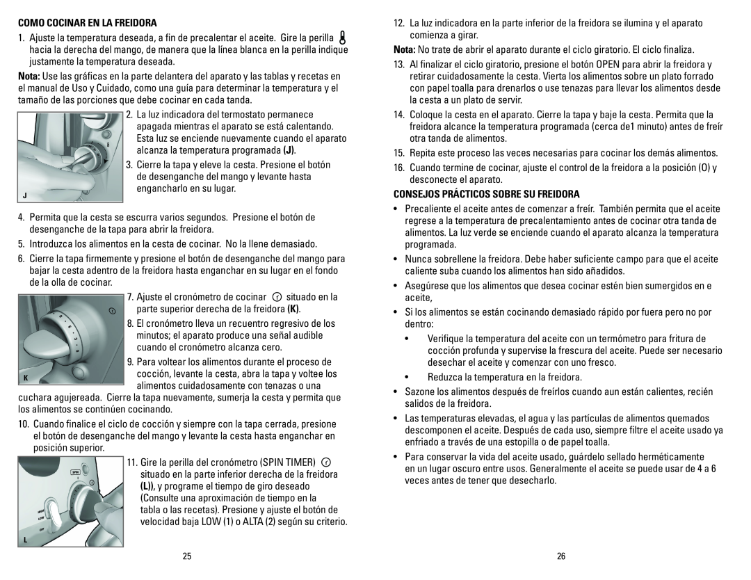 George Foreman GSF026BQVC manual Como Cocinar En La Freidora, Consejos Prácticos Sobre Su Freidora 
