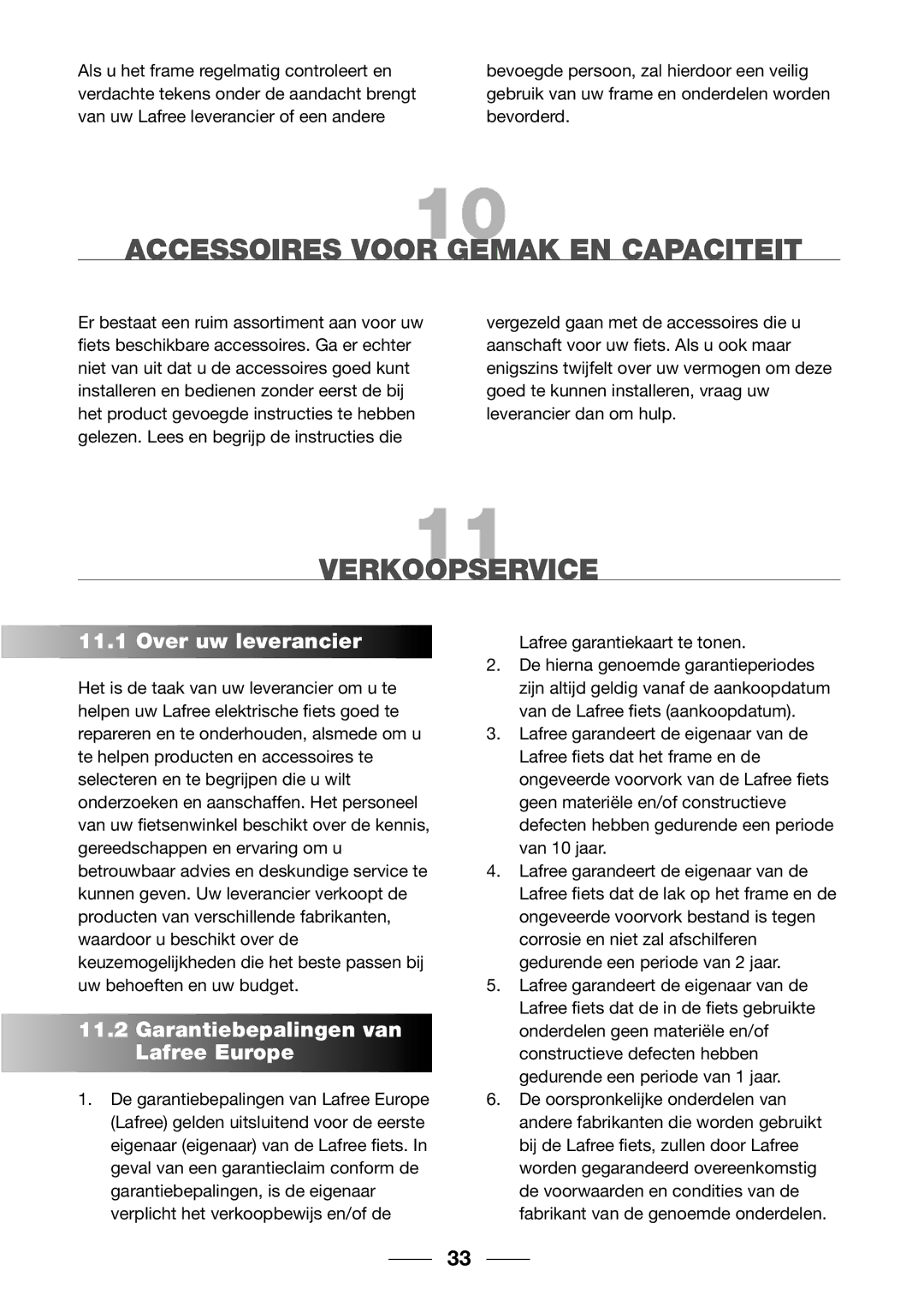 Giant 2002 Motorized Bicycle owner manual Accessoires Voor Gemak EN Capaciteit, Verkoopservice, Over uw leverancier 